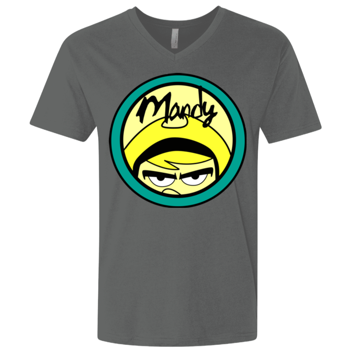 T-Shirts Heavy Metal / X-Small Mandy Men's Premium V-Neck