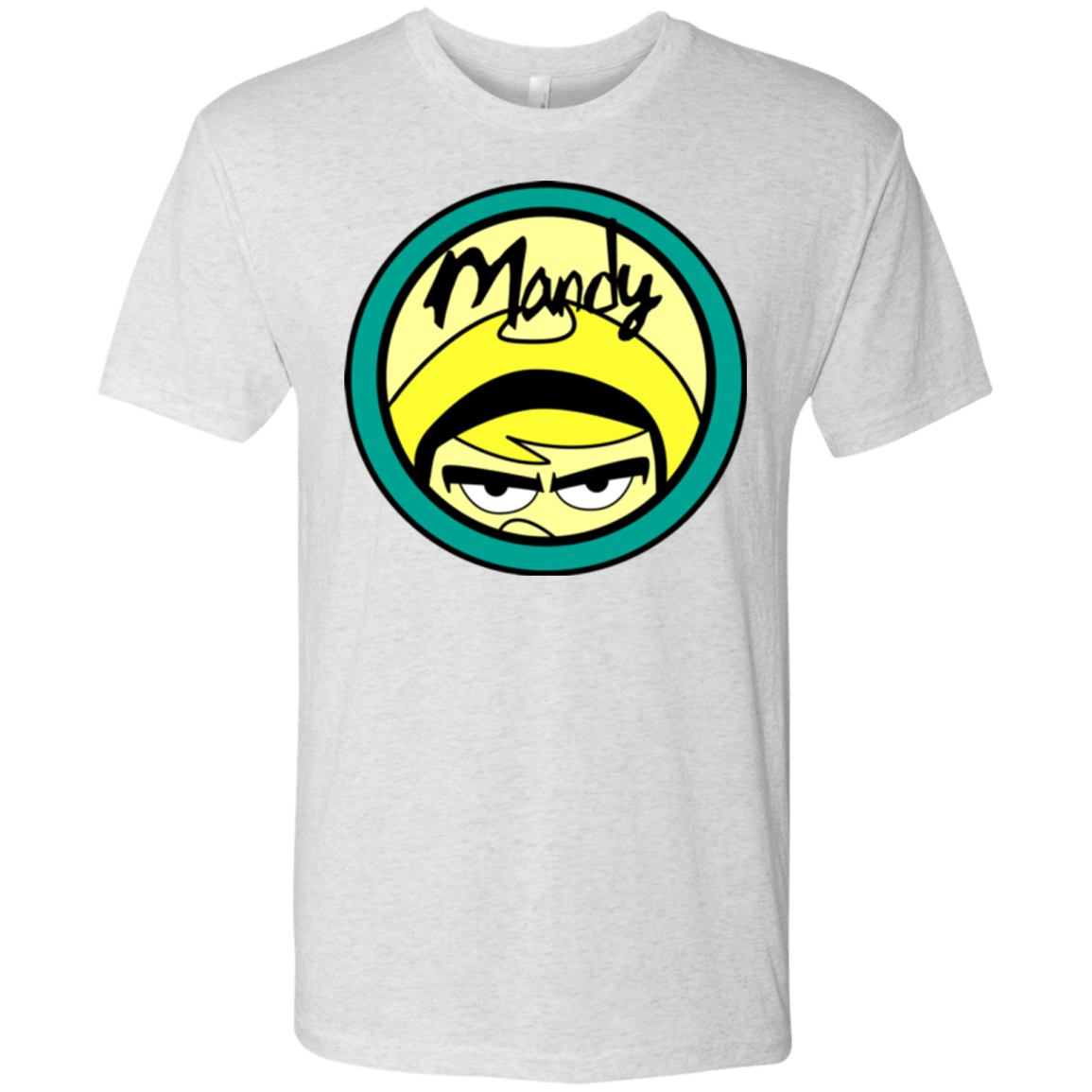 T-Shirts Heather White / Small Mandy Men's Triblend T-Shirt