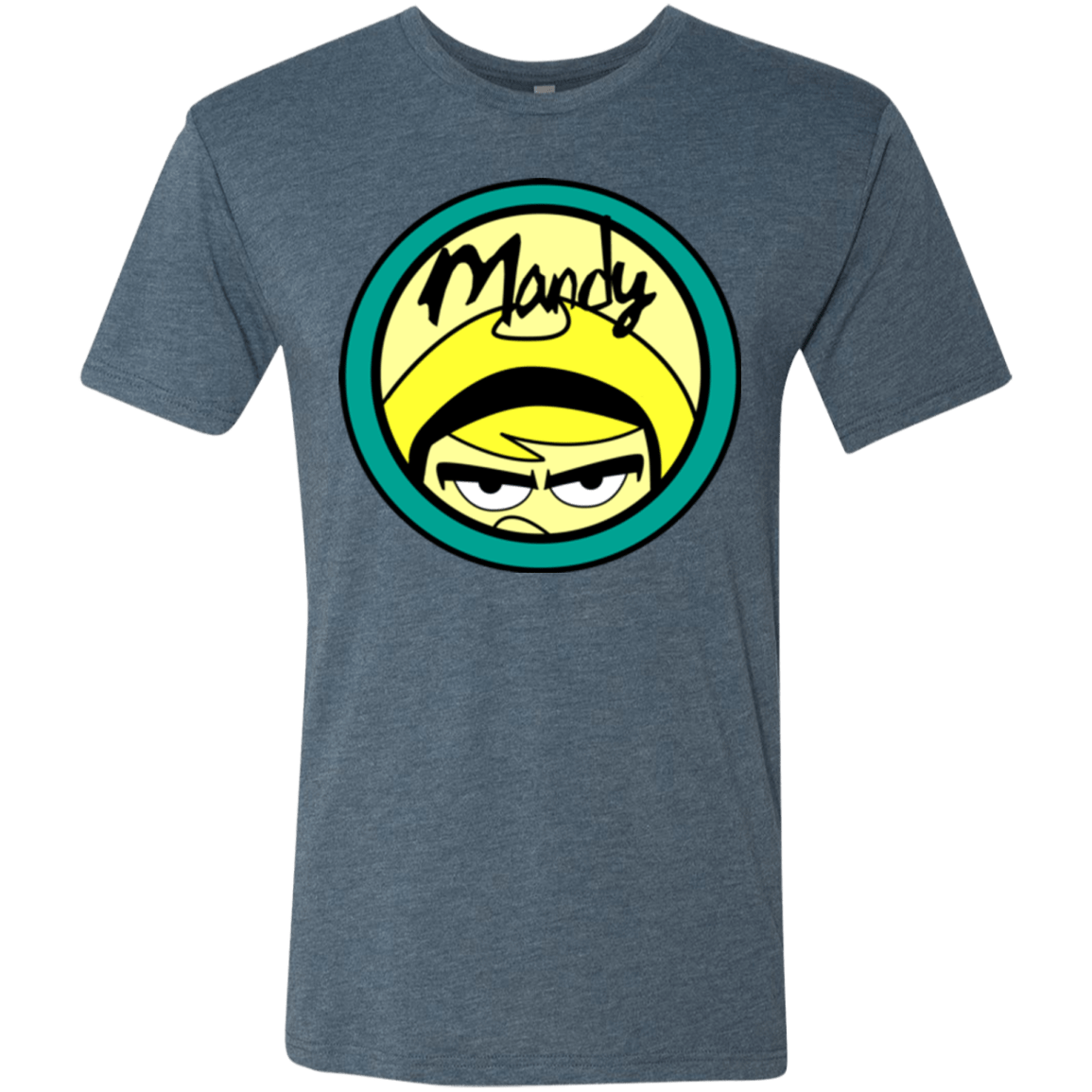 T-Shirts Indigo / Small Mandy Men's Triblend T-Shirt
