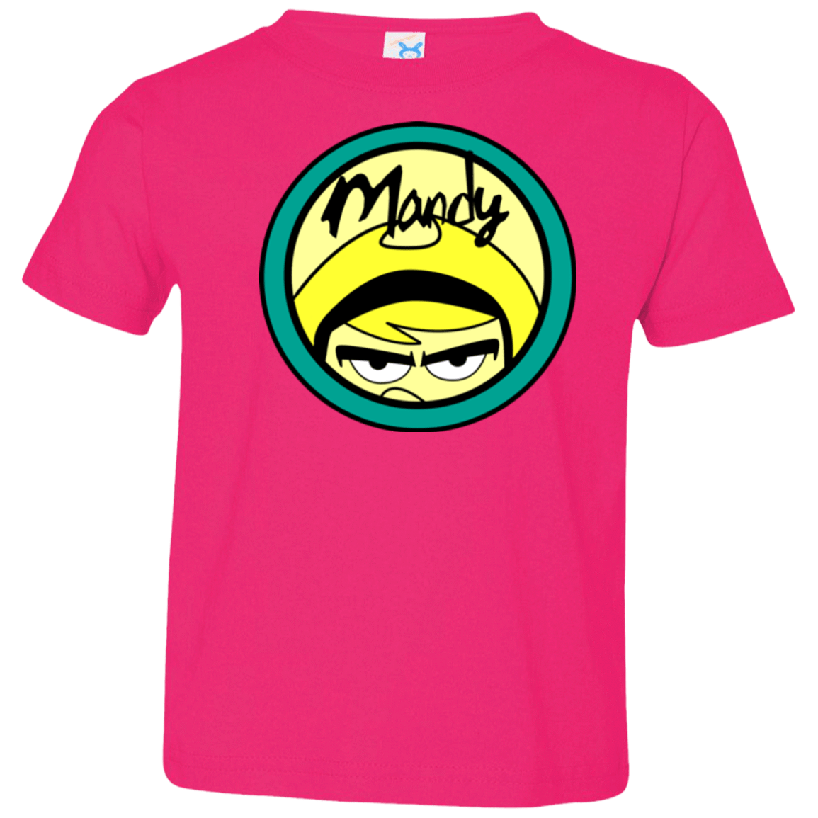 T-Shirts Hot Pink / 2T Mandy Toddler Premium T-Shirt