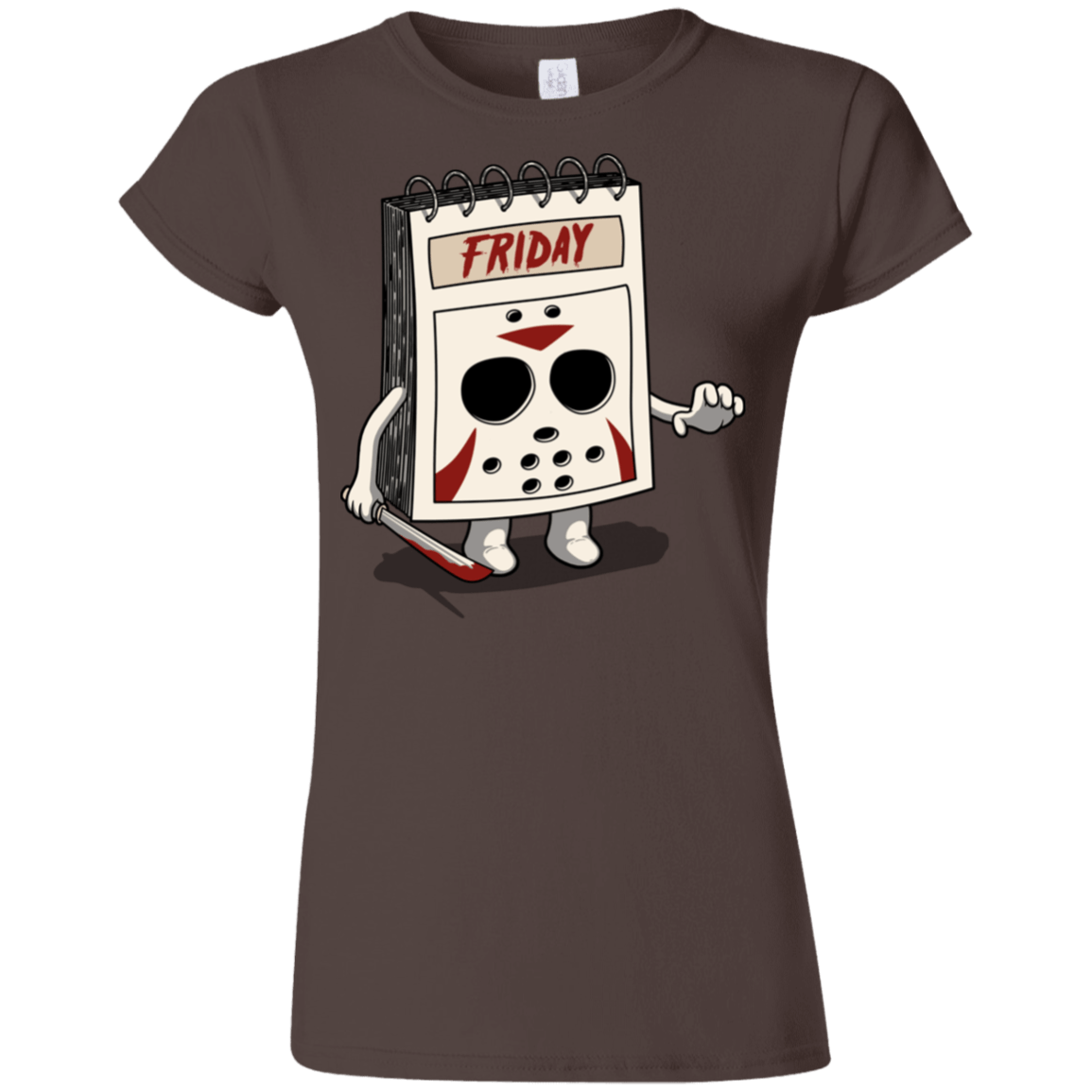 T-Shirts Dark Chocolate / S Manic Friday Junior Slimmer-Fit T-Shirt