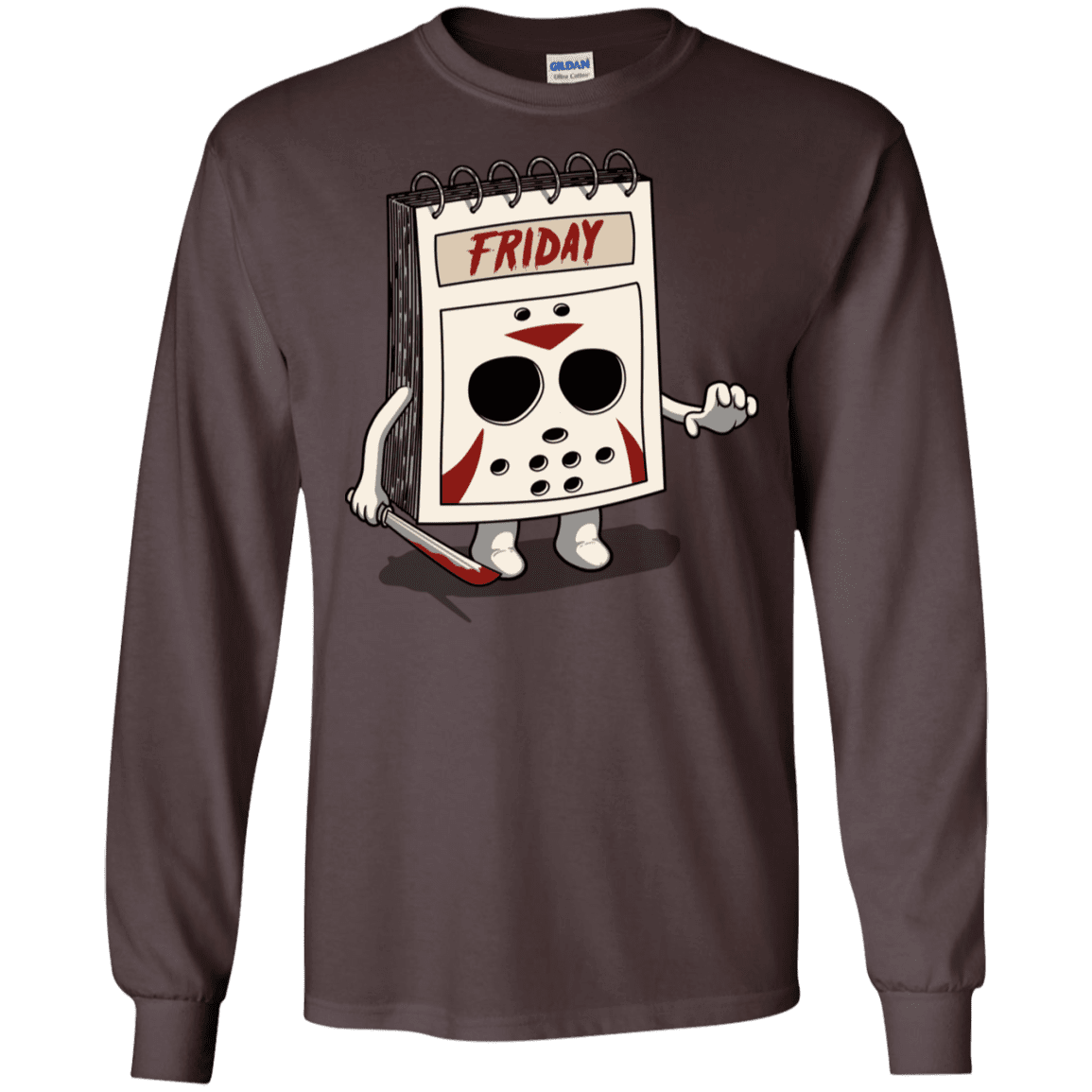 T-Shirts Dark Chocolate / S Manic Friday Men's Long Sleeve T-Shirt