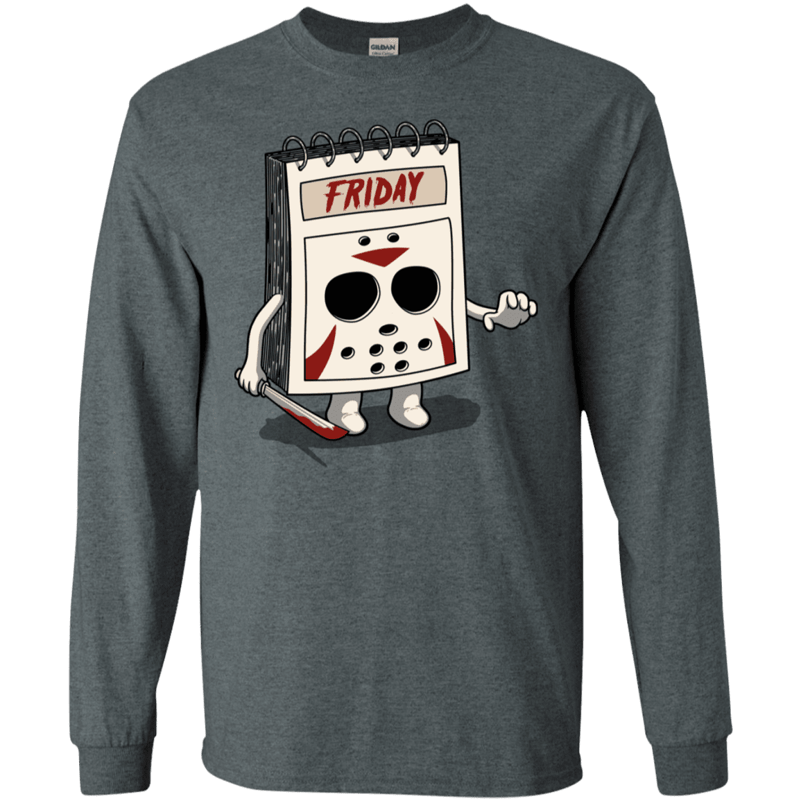 T-Shirts Dark Heather / S Manic Friday Men's Long Sleeve T-Shirt