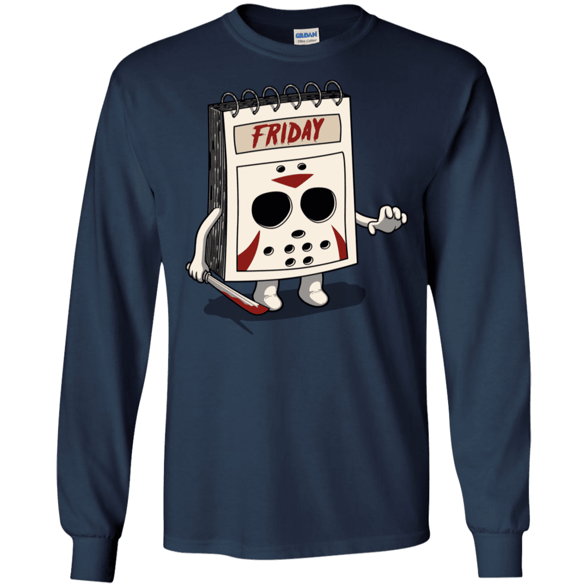 T-Shirts Navy / S Manic Friday Men's Long Sleeve T-Shirt