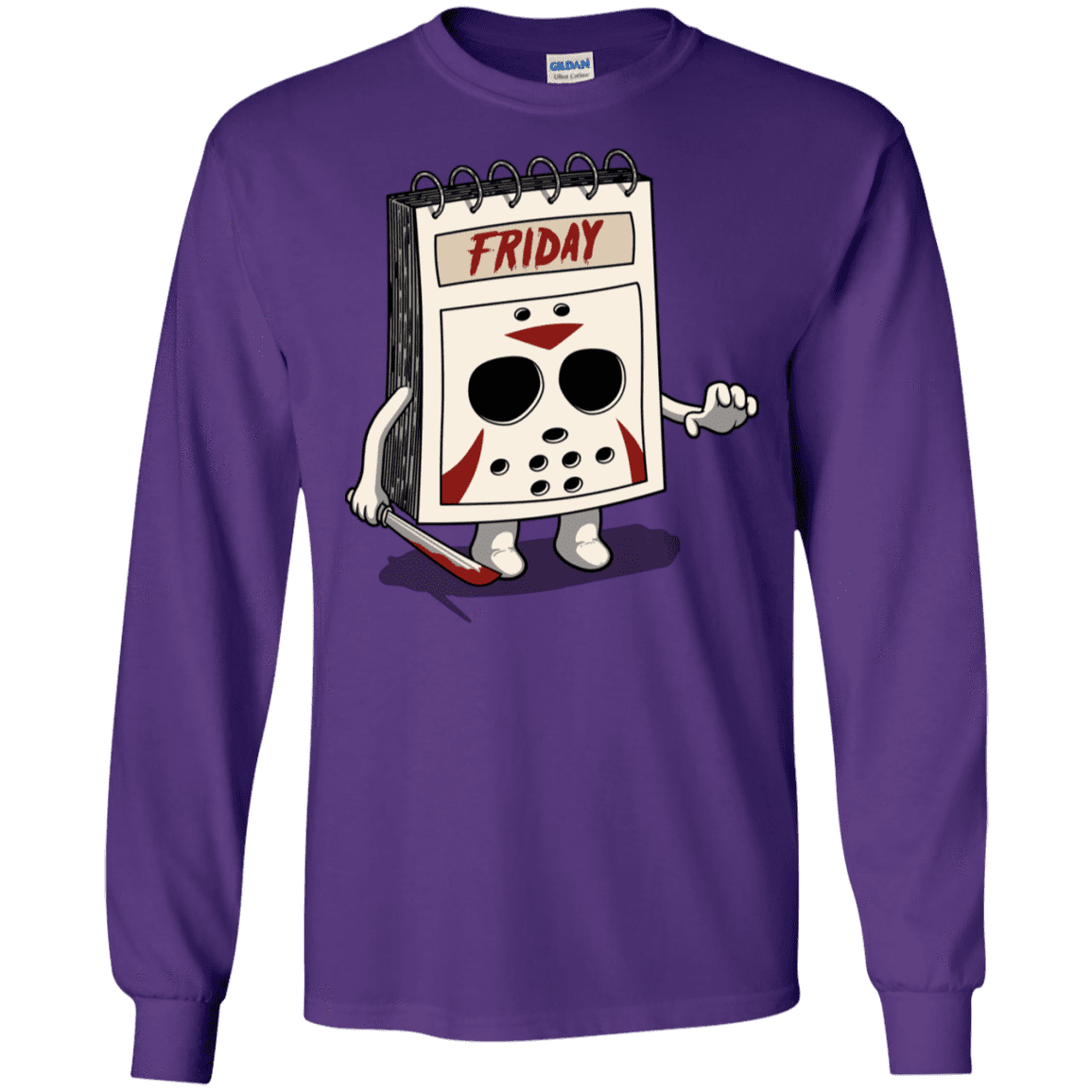 T-Shirts Purple / S Manic Friday Men's Long Sleeve T-Shirt