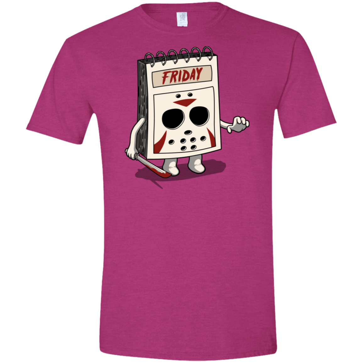 T-Shirts Antique Heliconia / S Manic Friday Men's Semi-Fitted Softstyle