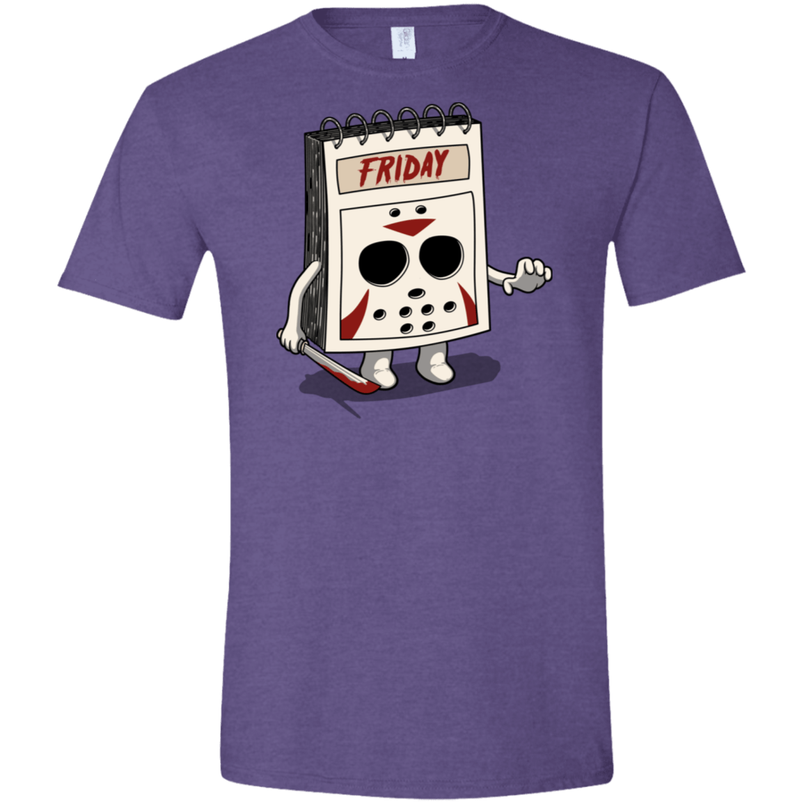 T-Shirts Heather Purple / S Manic Friday Men's Semi-Fitted Softstyle