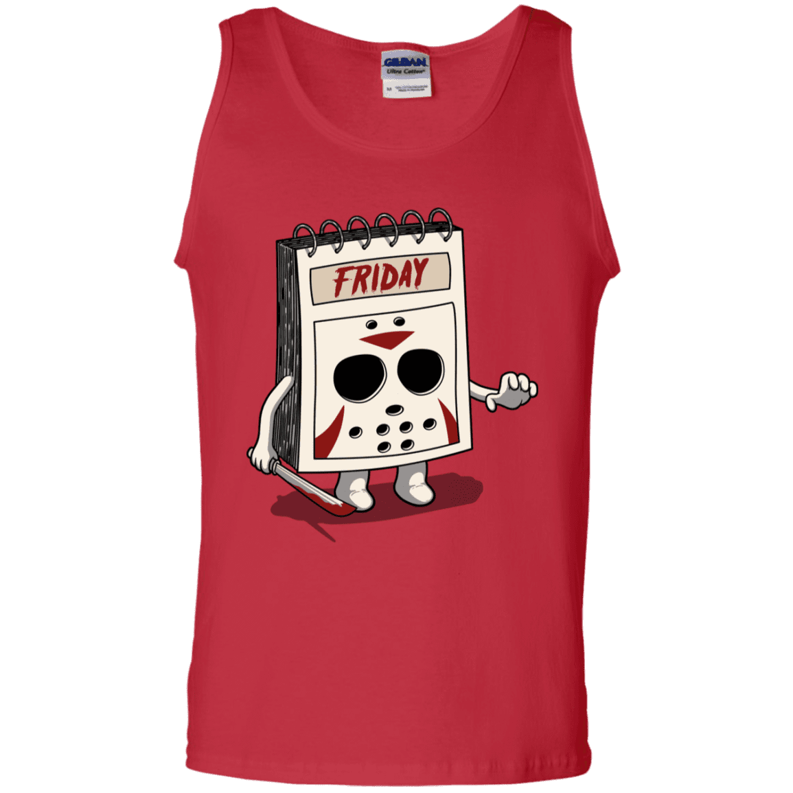 T-Shirts Red / S Manic Friday Men's Tank Top