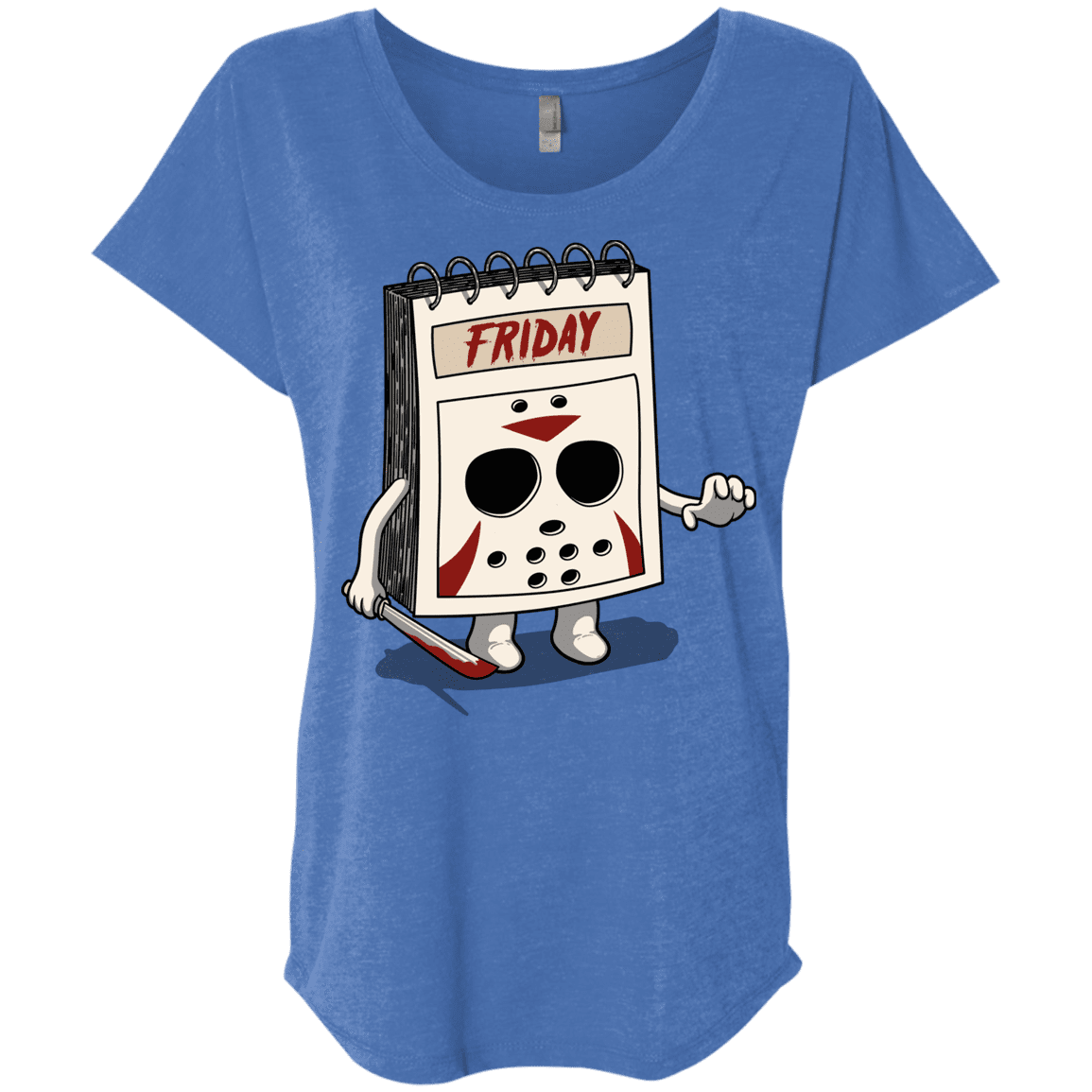 T-Shirts Vintage Royal / X-Small Manic Friday Triblend Dolman Sleeve