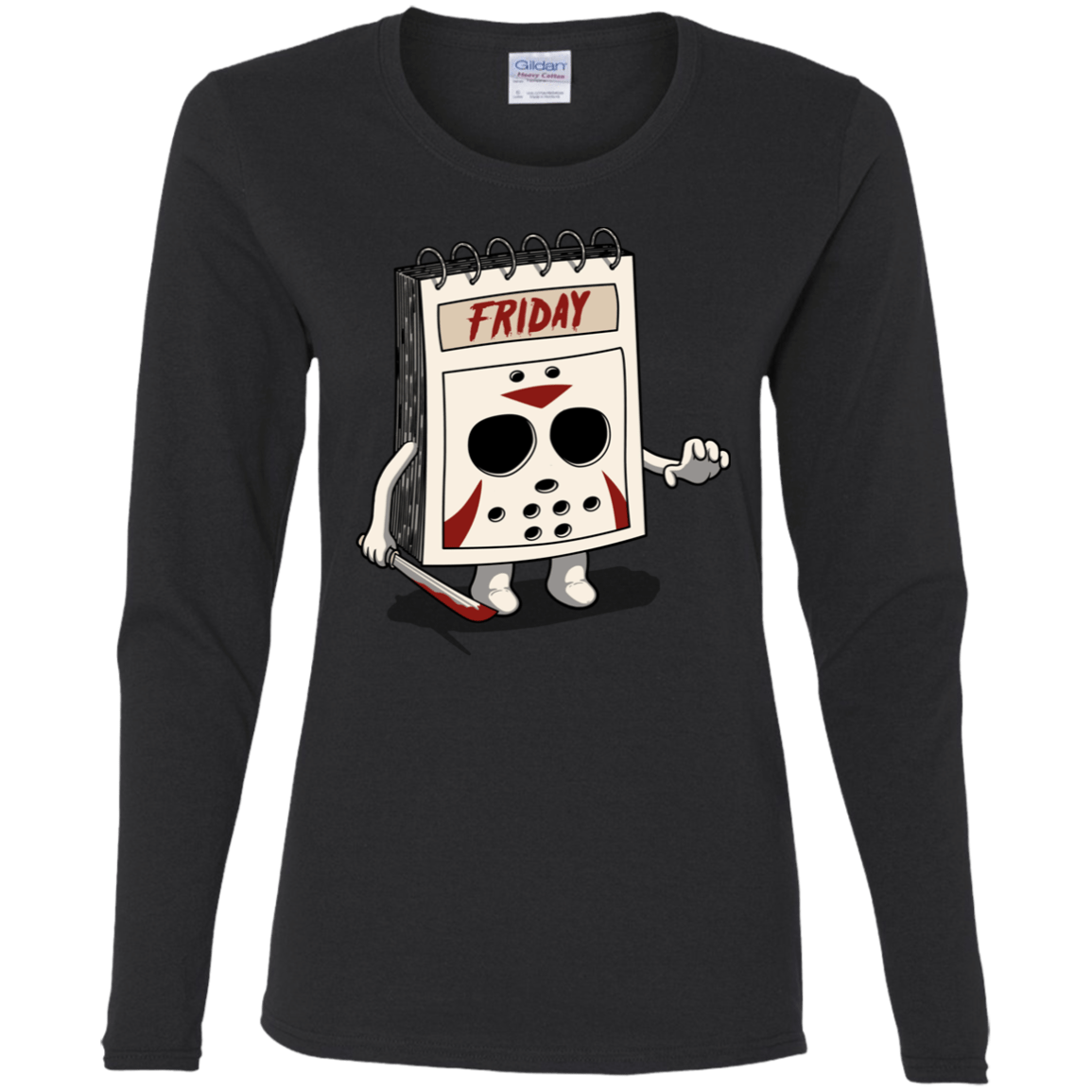 T-Shirts Black / S Manic Friday Women's Long Sleeve T-Shirt