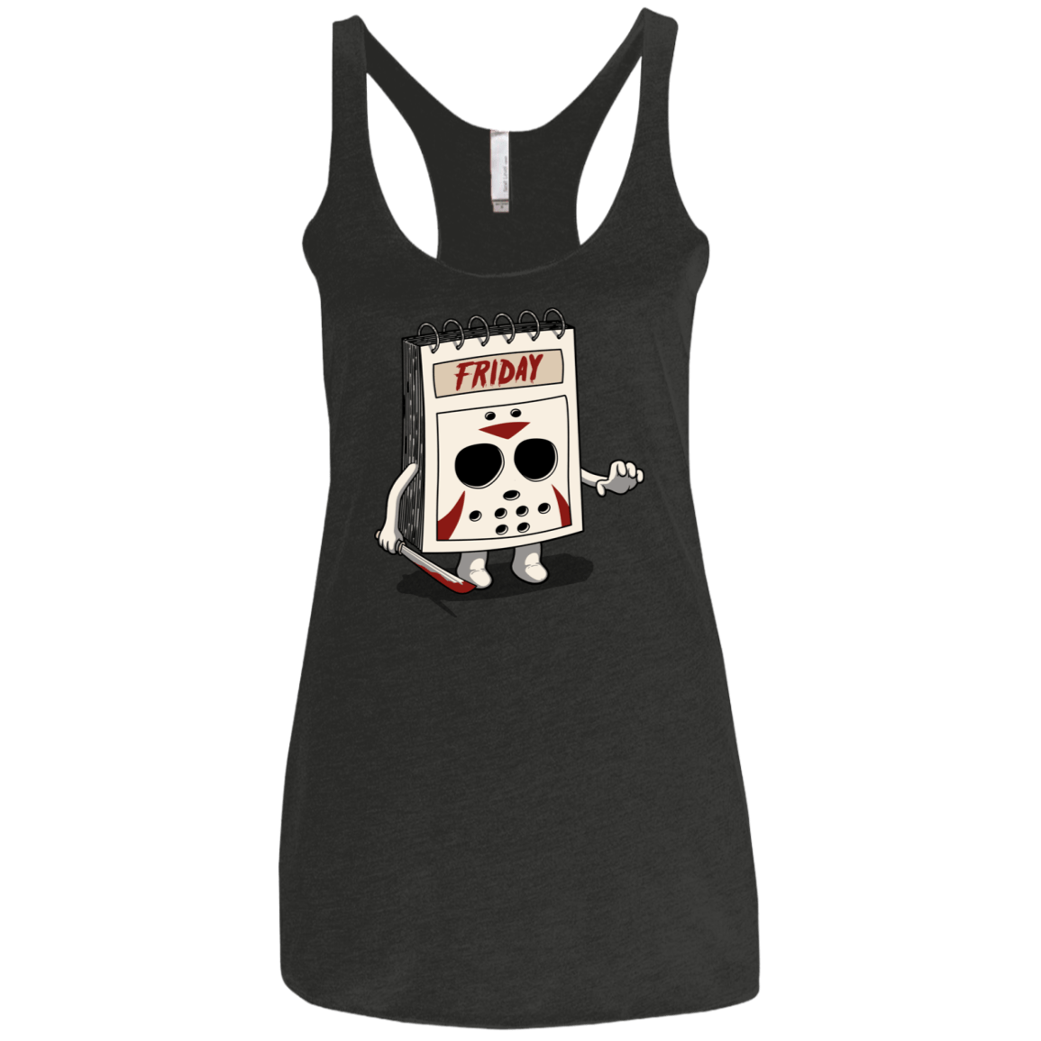 T-Shirts Vintage Black / X-Small Manic Friday Women's Triblend Racerback Tank