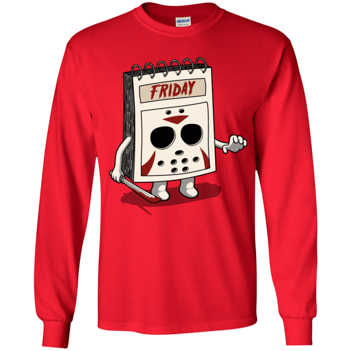 T-Shirts Red / YS Manic Friday Youth Long Sleeve T-Shirt