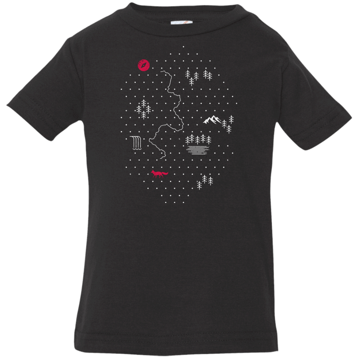 T-Shirts Black / 6 Months Map of Nature Infant Premium T-Shirt