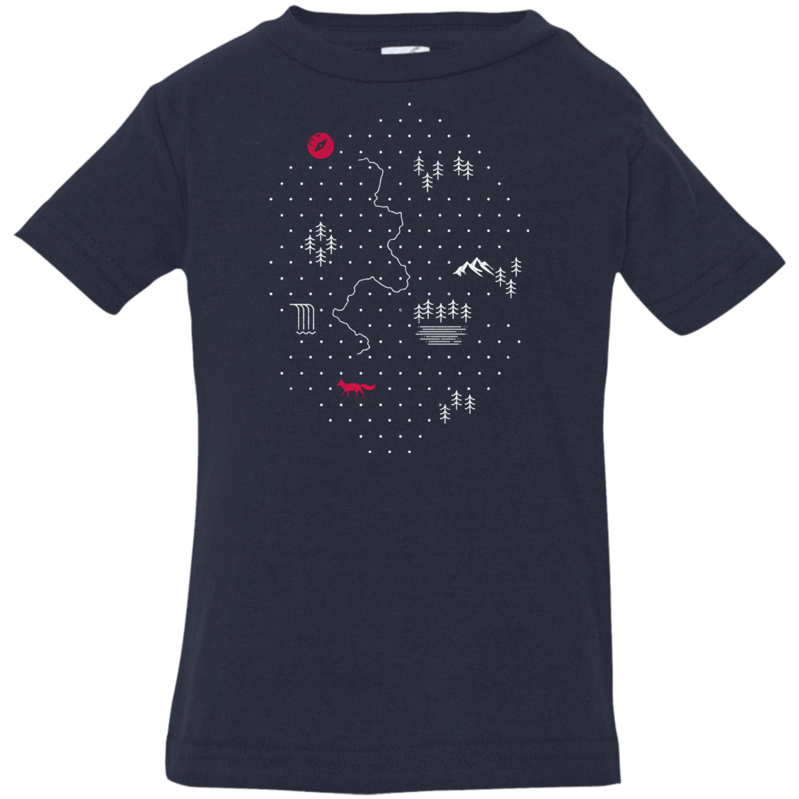 T-Shirts Navy / 6 Months Map of Nature Infant Premium T-Shirt