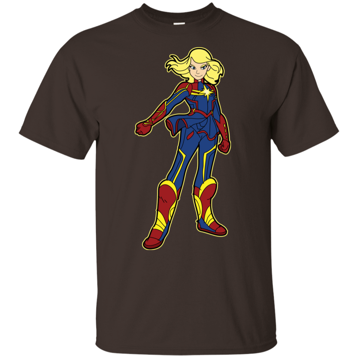 T-Shirts Dark Chocolate / S Mar-vel Princess of Power T-Shirt