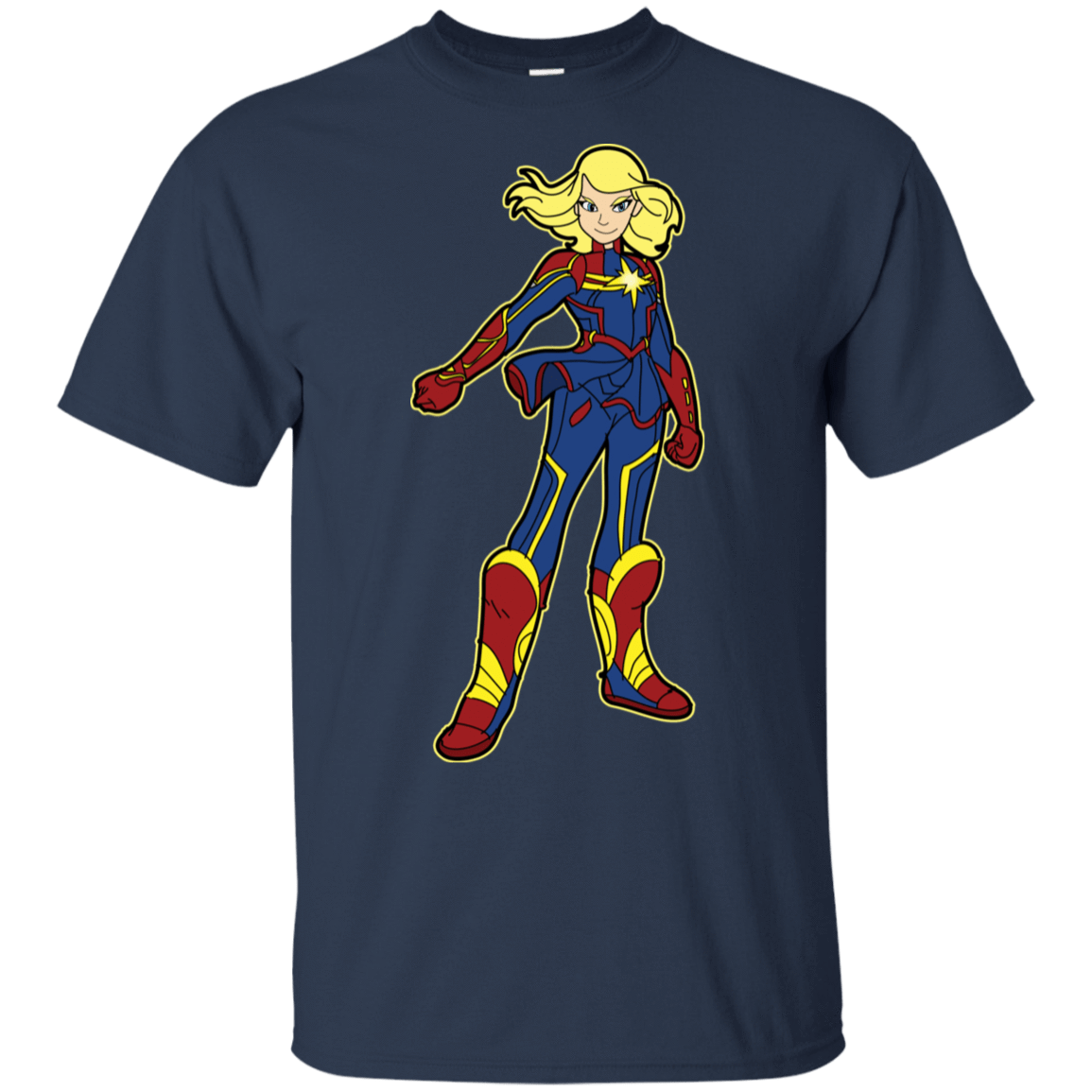 T-Shirts Navy / S Mar-vel Princess of Power T-Shirt