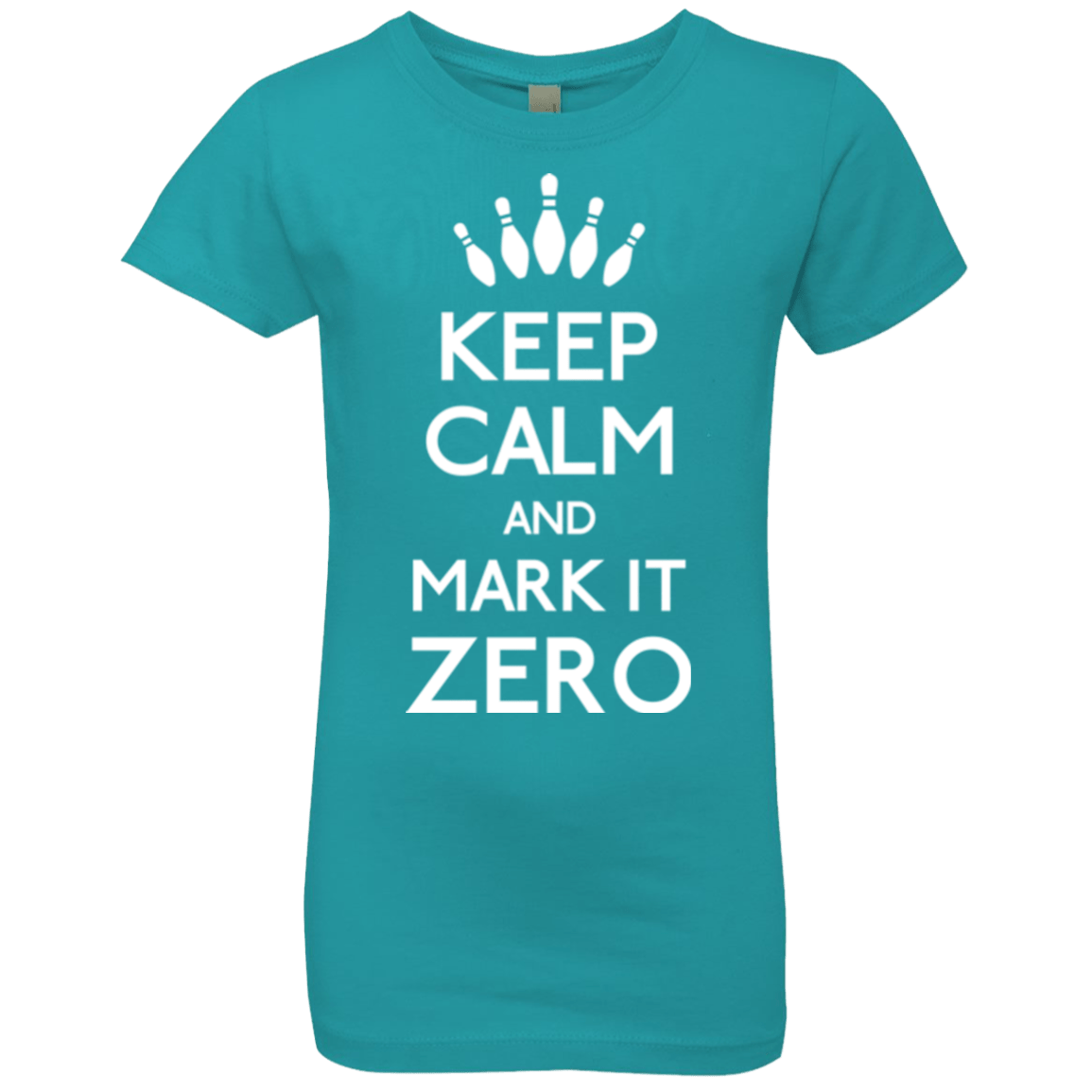 T-Shirts Tahiti Blue / YXS Mark it Zero Girls Premium T-Shirt