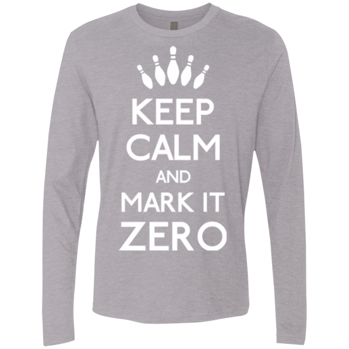 T-Shirts Heather Grey / Small Mark it Zero Men's Premium Long Sleeve