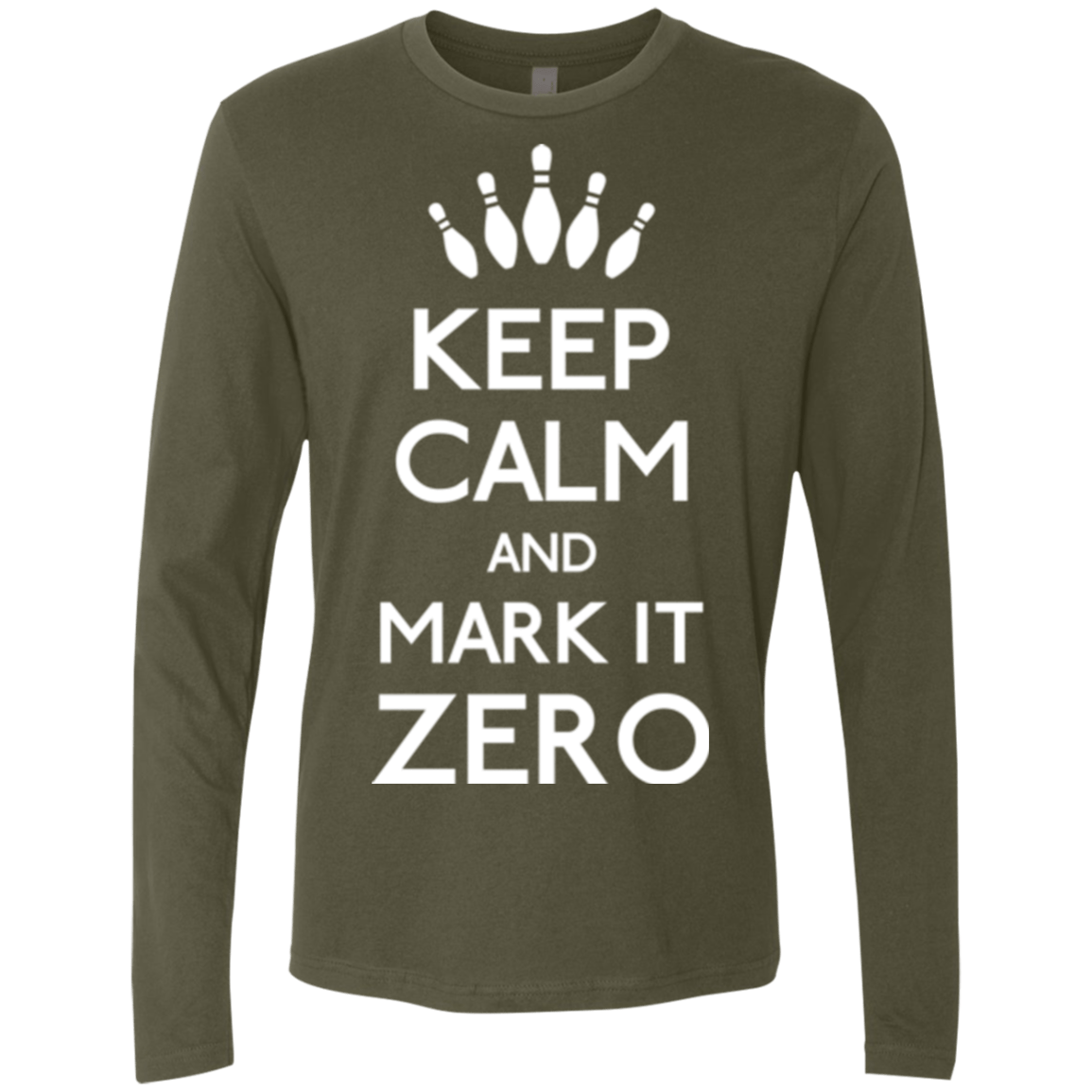T-Shirts Military Green / Small Mark it Zero Men's Premium Long Sleeve