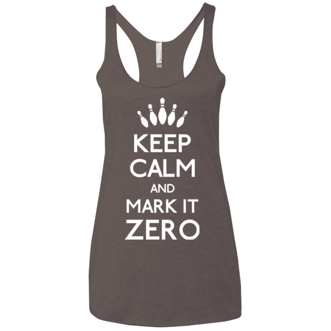 T-Shirts Macchiato / X-Small Mark it Zero Women's Triblend Racerback Tank