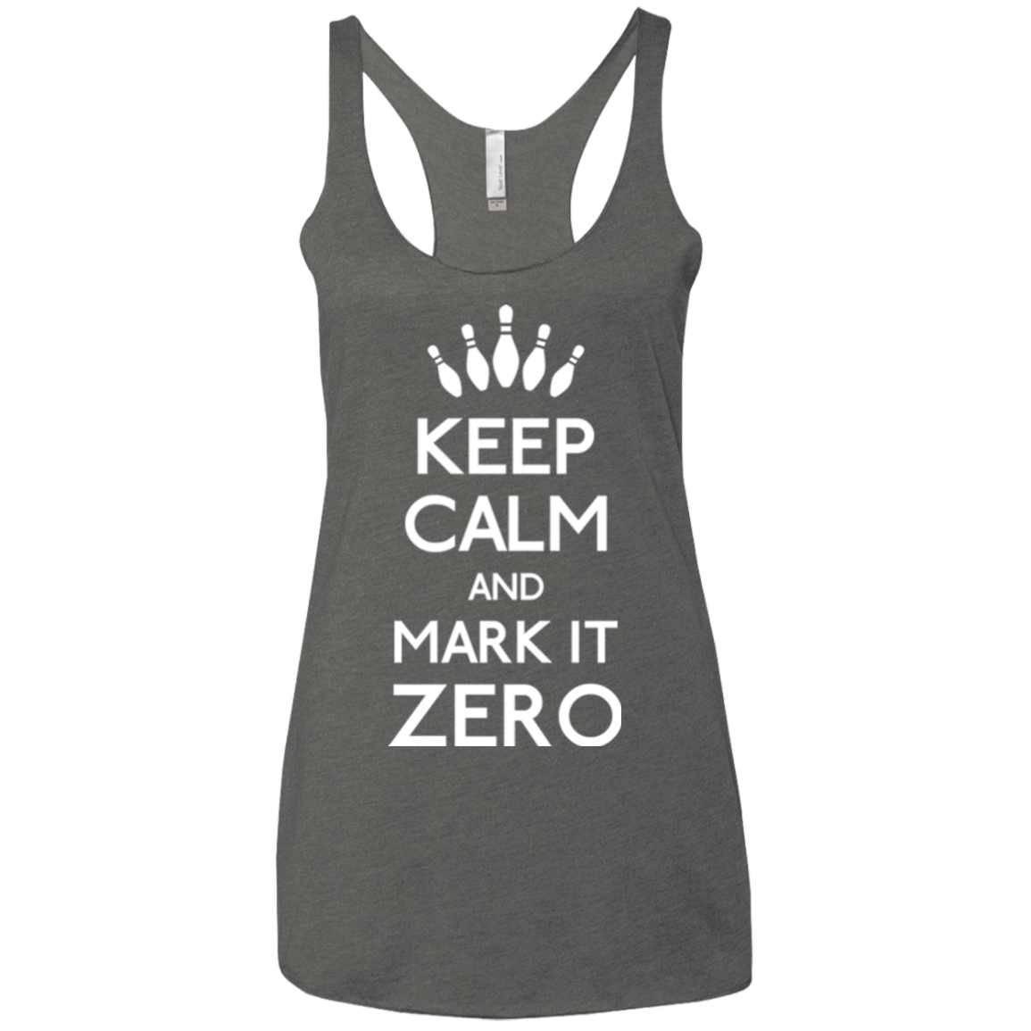 T-Shirts Premium Heather / X-Small Mark it Zero Women's Triblend Racerback Tank