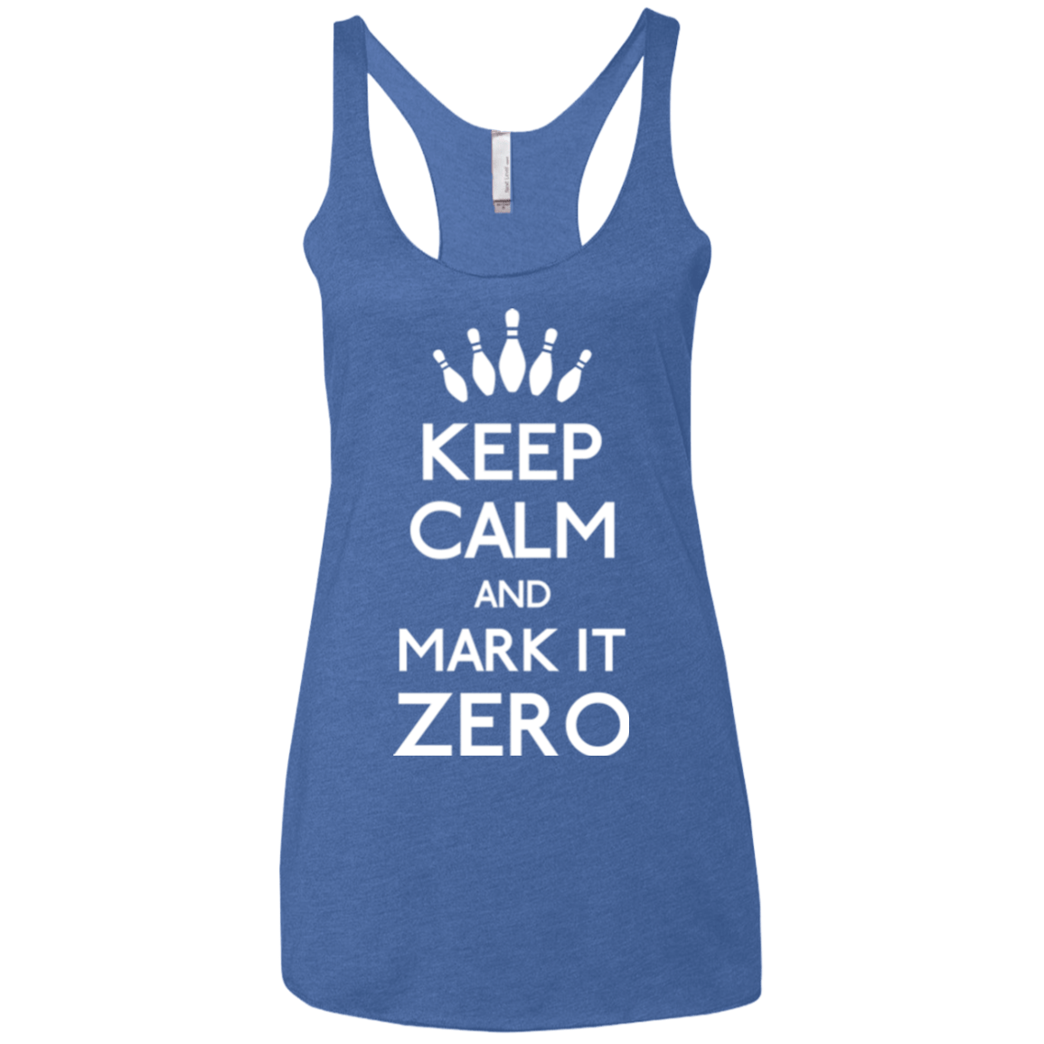 T-Shirts Vintage Royal / X-Small Mark it Zero Women's Triblend Racerback Tank