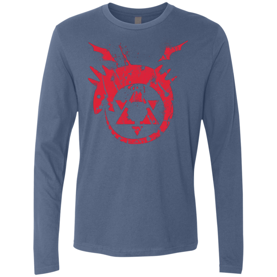 T-Shirts Indigo / Small Mark of the Serpent Men's Premium Long Sleeve