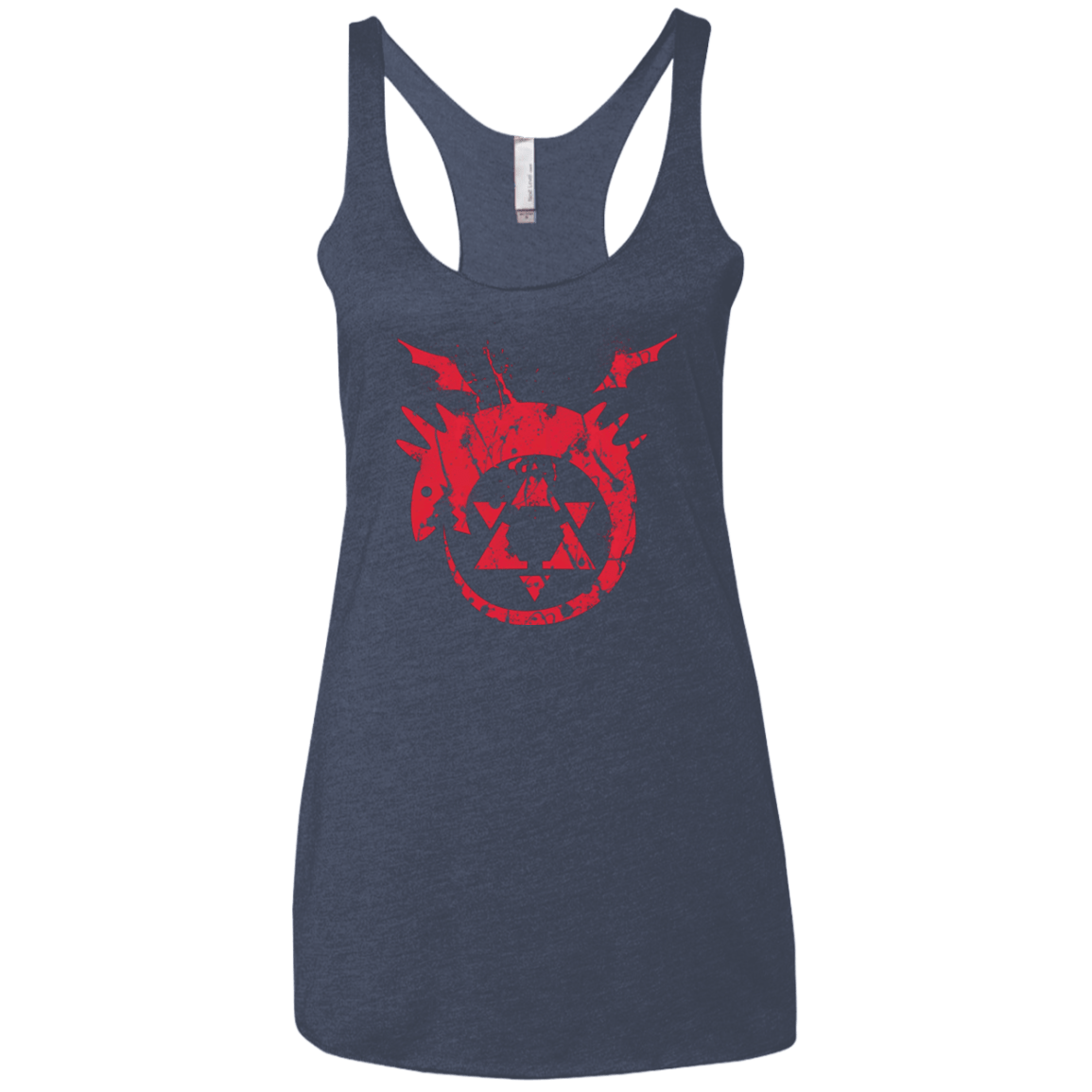 T-Shirts Vintage Navy / X-Small Mark of the Serpent Women's Triblend Racerback Tank