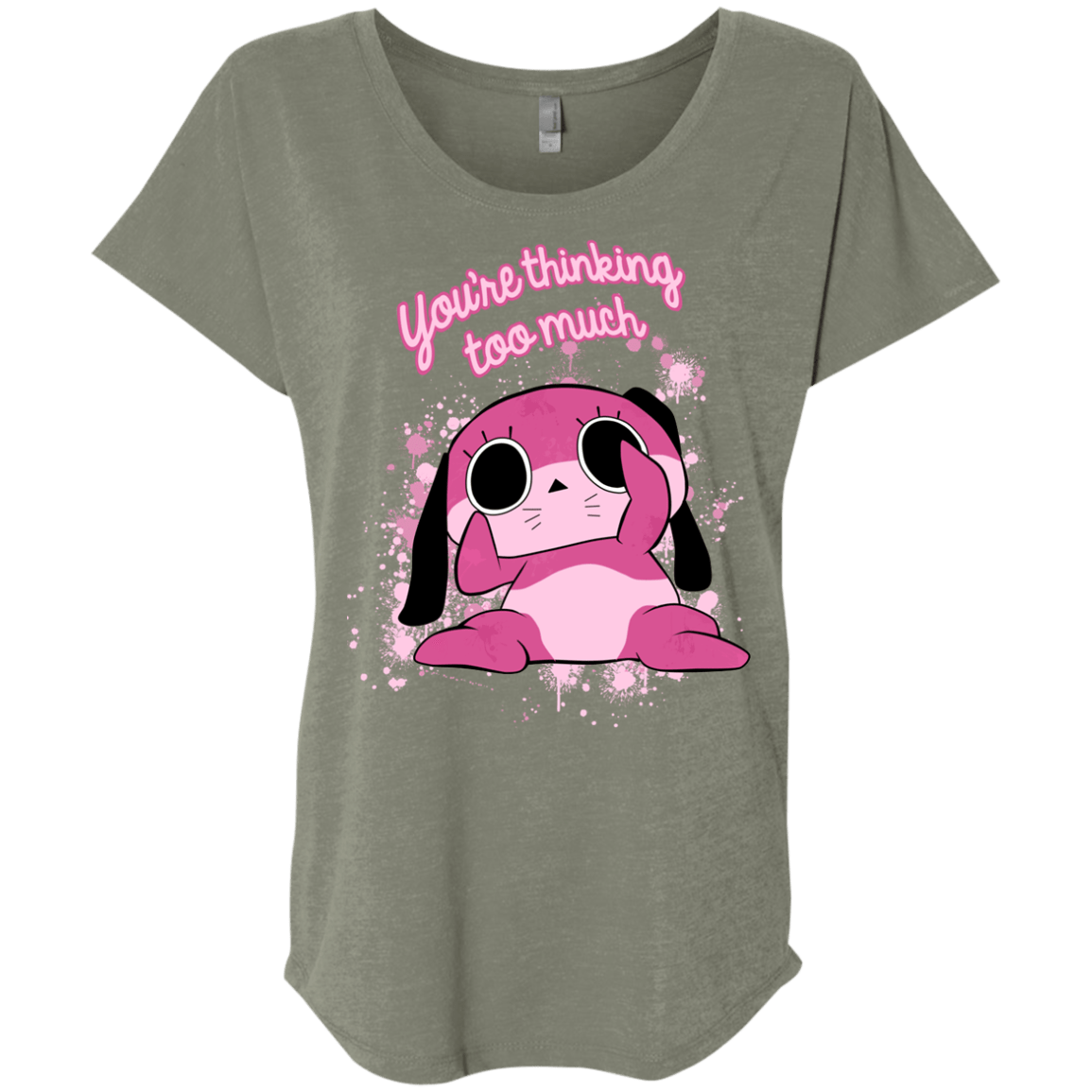 T-Shirts Venetian Grey / X-Small Maromi Triblend Dolman Sleeve