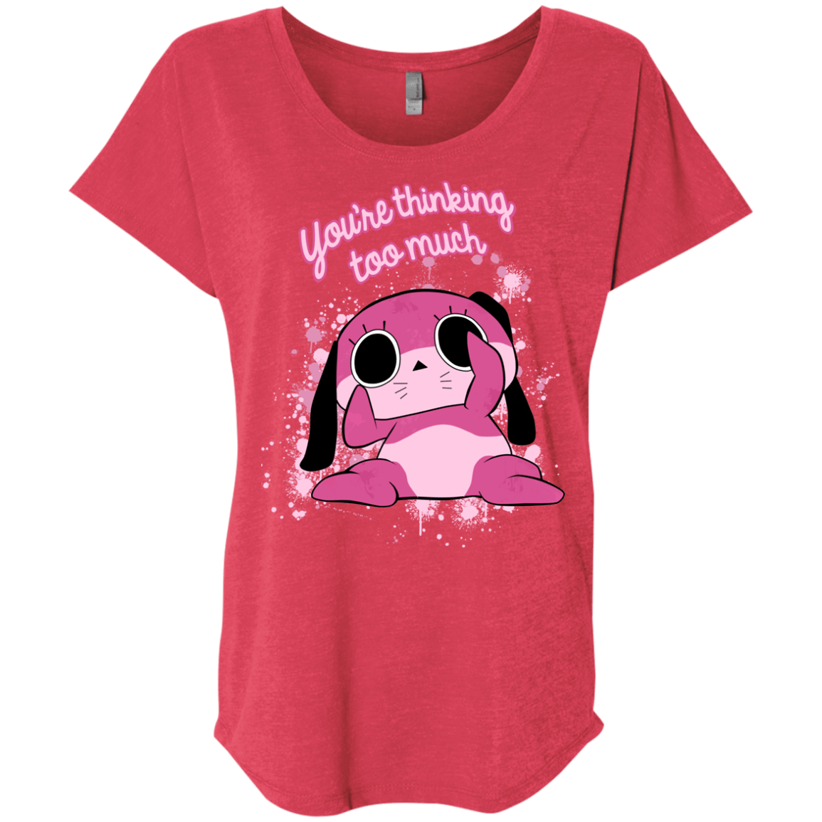 T-Shirts Vintage Red / X-Small Maromi Triblend Dolman Sleeve