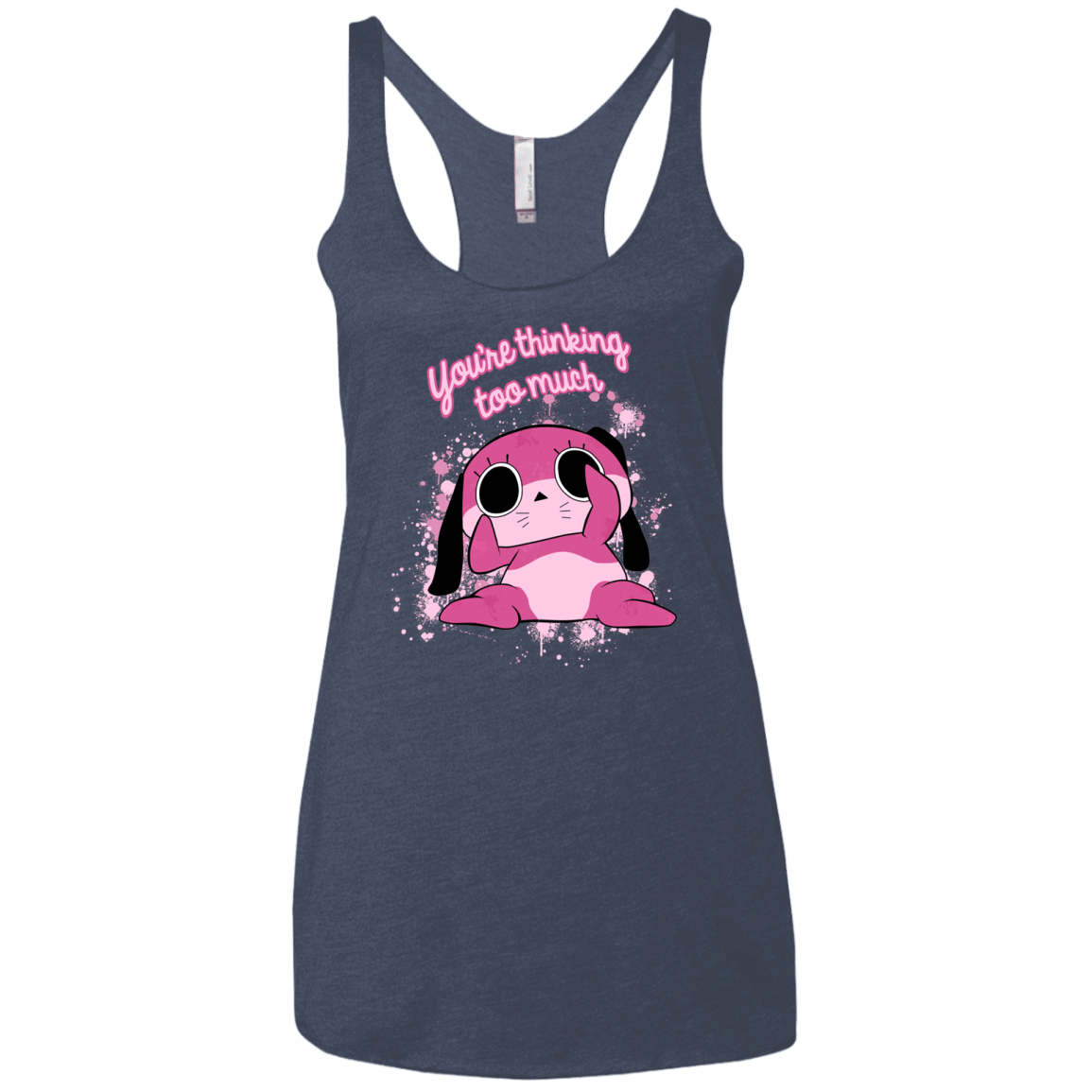 T-Shirts Vintage Navy / X-Small Maromi Women's Triblend Racerback Tank