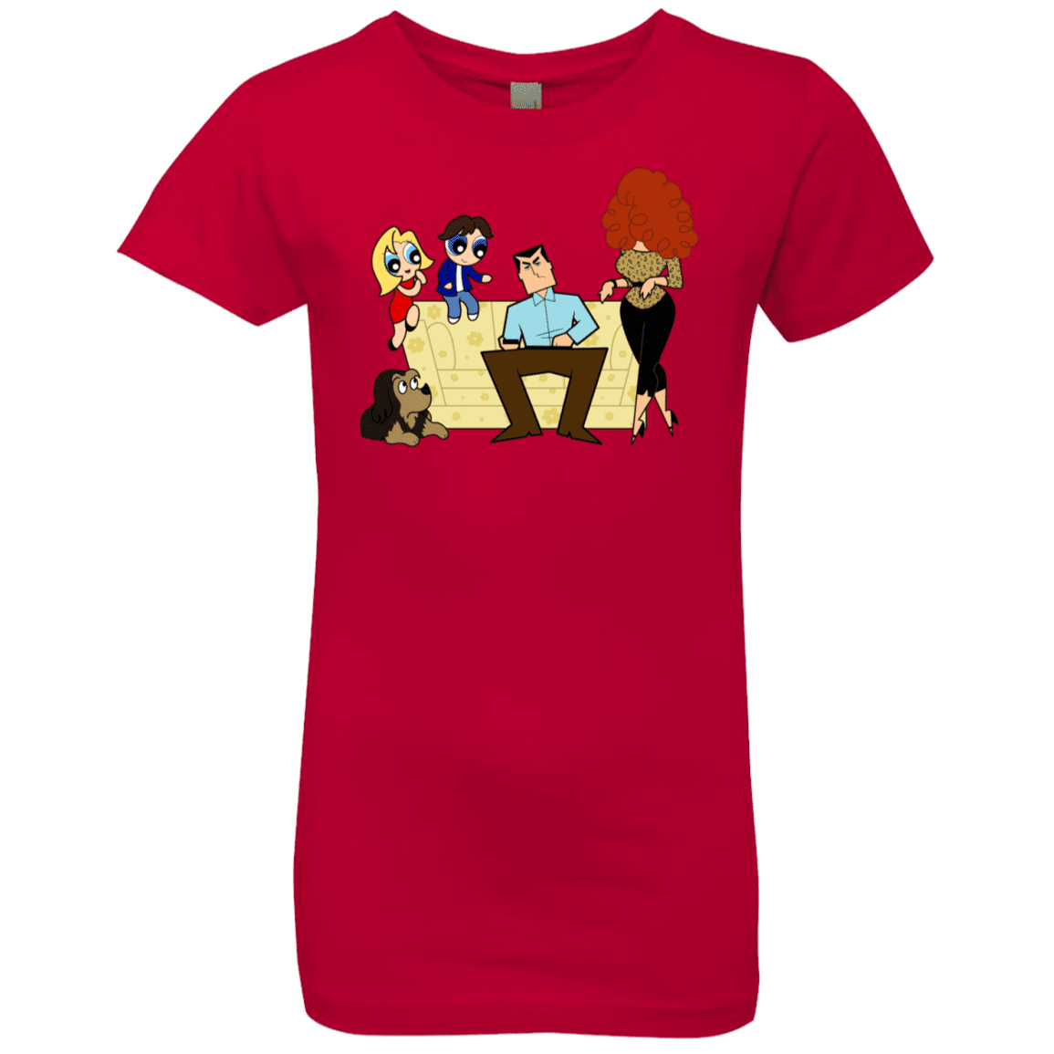 T-Shirts Red / YXS Married with Puffs Girls Premium T-Shirt