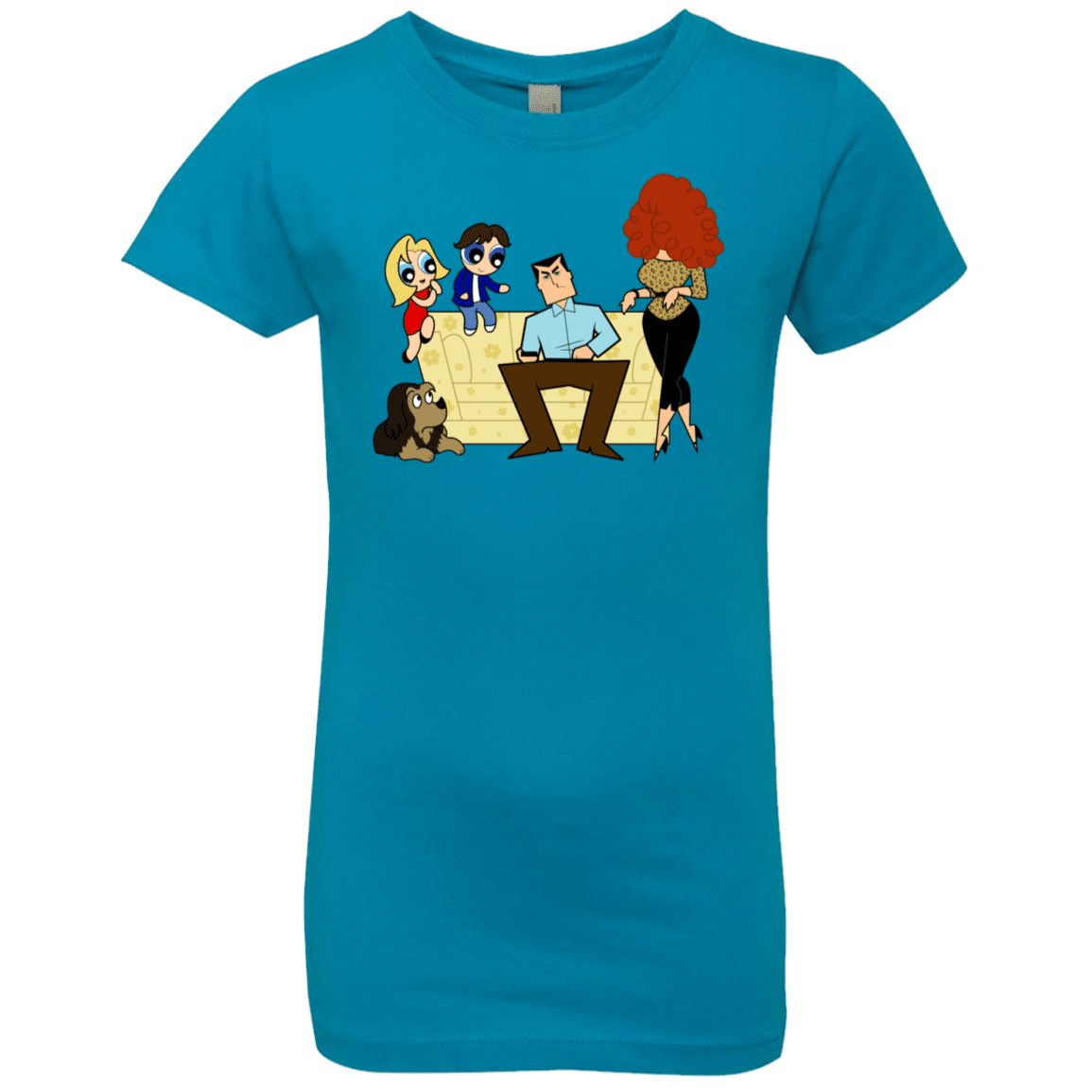 T-Shirts Turquoise / YXS Married with Puffs Girls Premium T-Shirt
