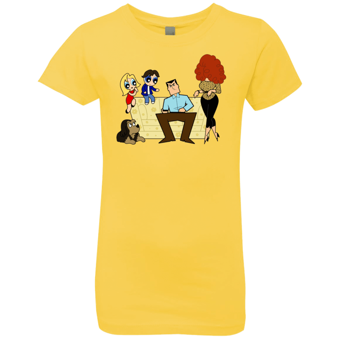 T-Shirts Vibrant Yellow / YXS Married with Puffs Girls Premium T-Shirt