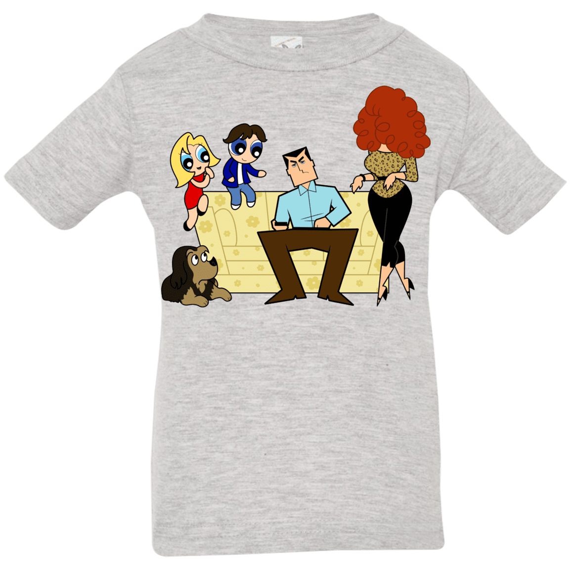 T-Shirts Heather Grey / 6 Months Married with Puffs Infant Premium T-Shirt