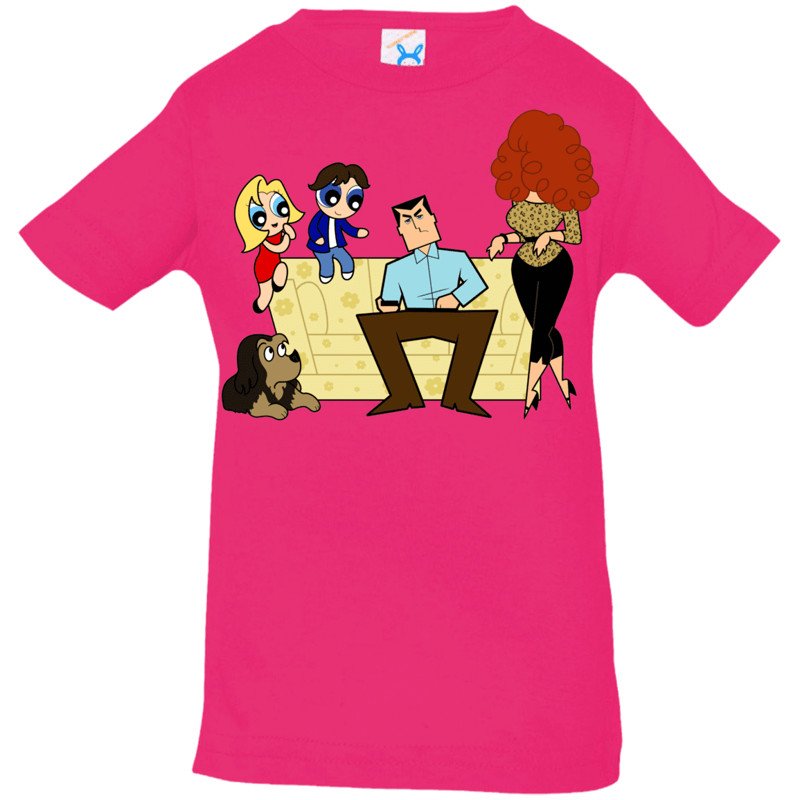 T-Shirts Hot Pink / 6 Months Married with Puffs Infant Premium T-Shirt