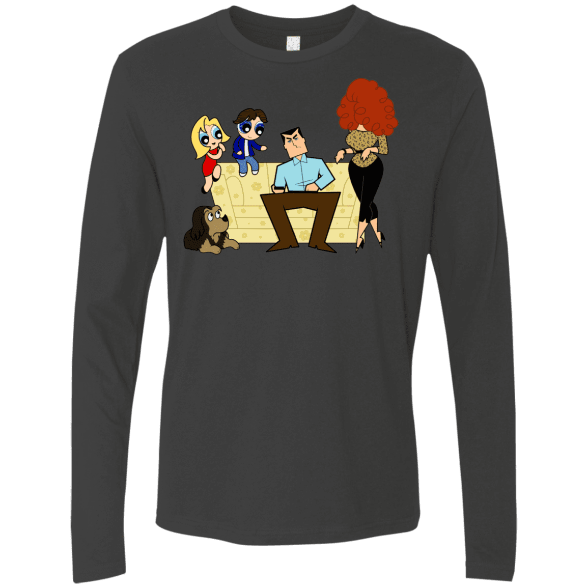 T-Shirts Heavy Metal / S Married with Puffs Men's Premium Long Sleeve