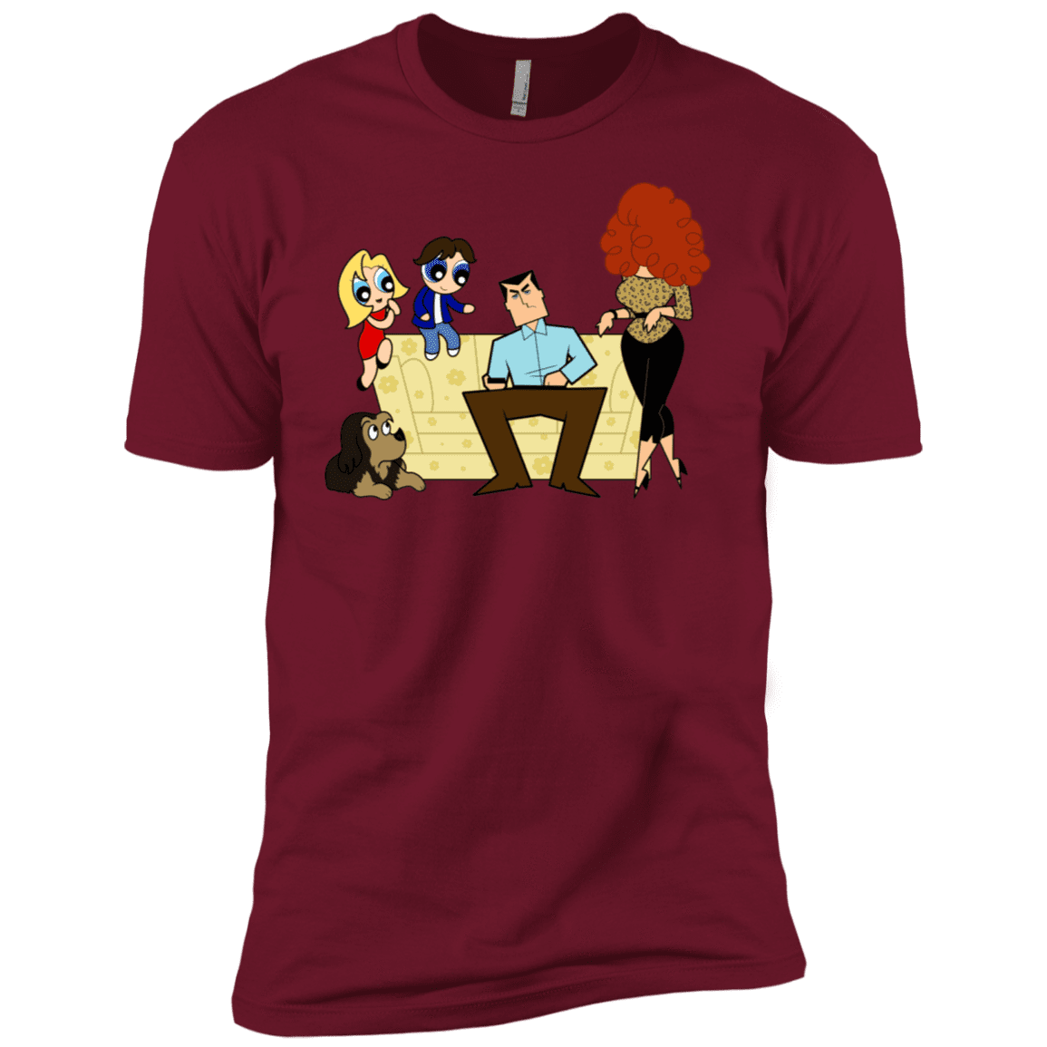 T-Shirts Cardinal / X-Small Married with Puffs Men's Premium T-Shirt