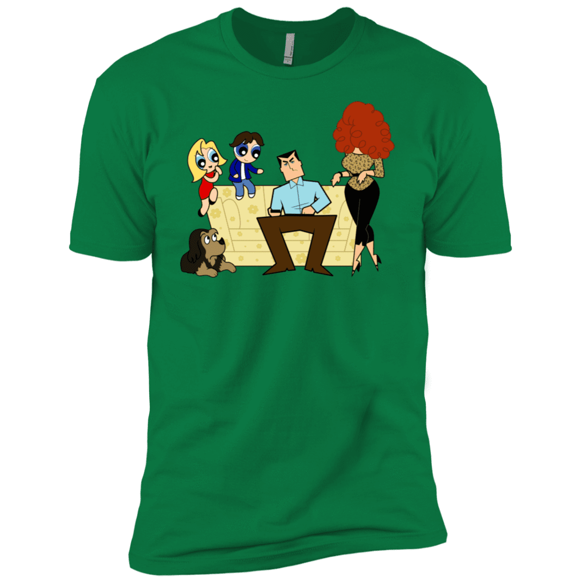 T-Shirts Kelly Green / X-Small Married with Puffs Men's Premium T-Shirt