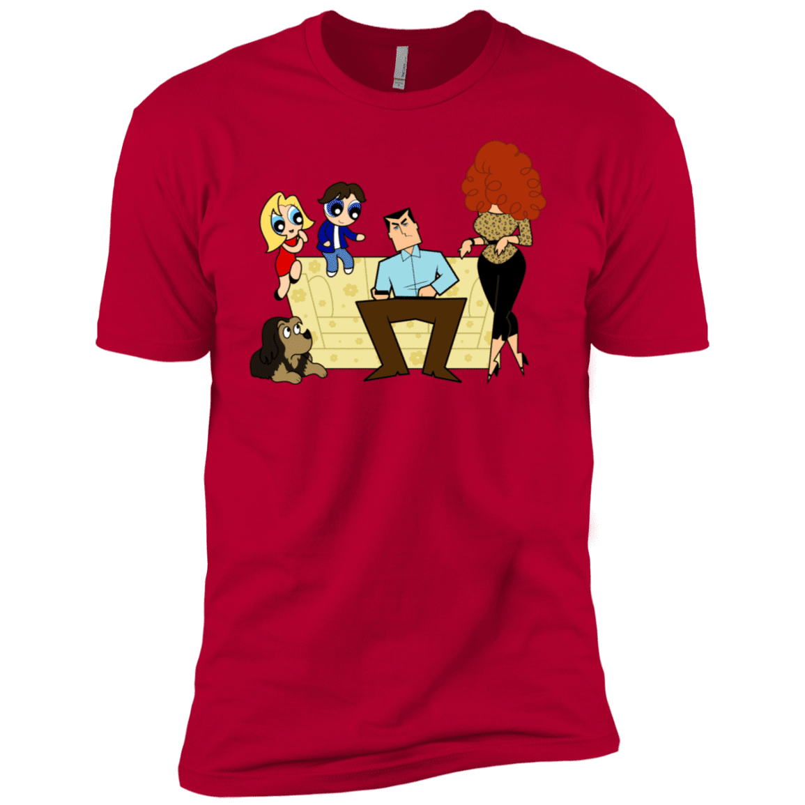 T-Shirts Red / X-Small Married with Puffs Men's Premium T-Shirt