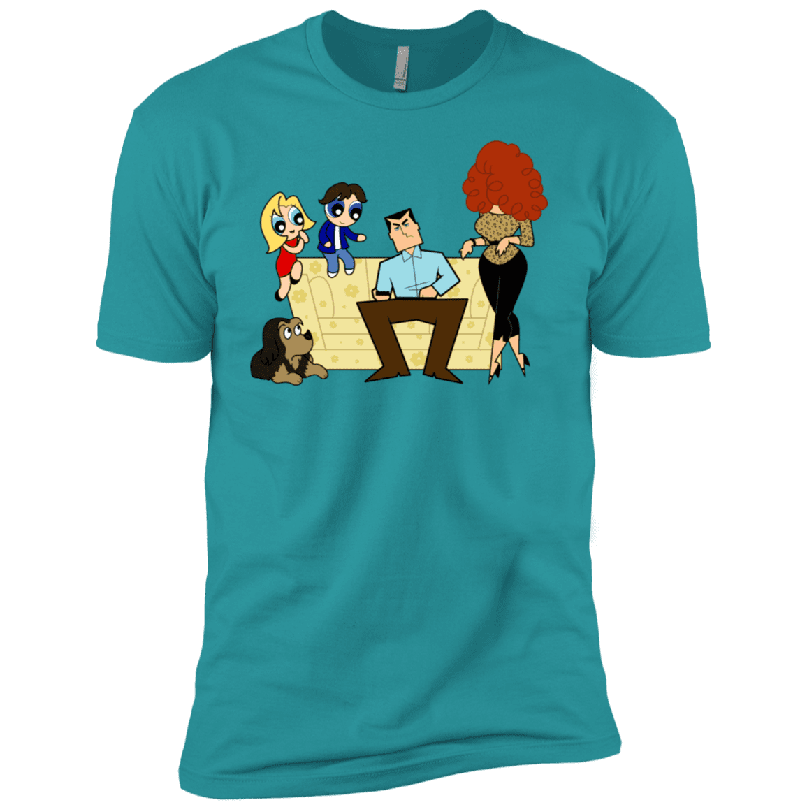 T-Shirts Tahiti Blue / X-Small Married with Puffs Men's Premium T-Shirt