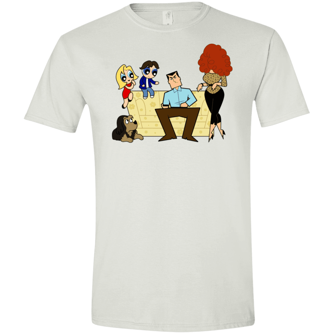 T-Shirts White / X-Small Married with Puffs Men's Semi-Fitted Softstyle