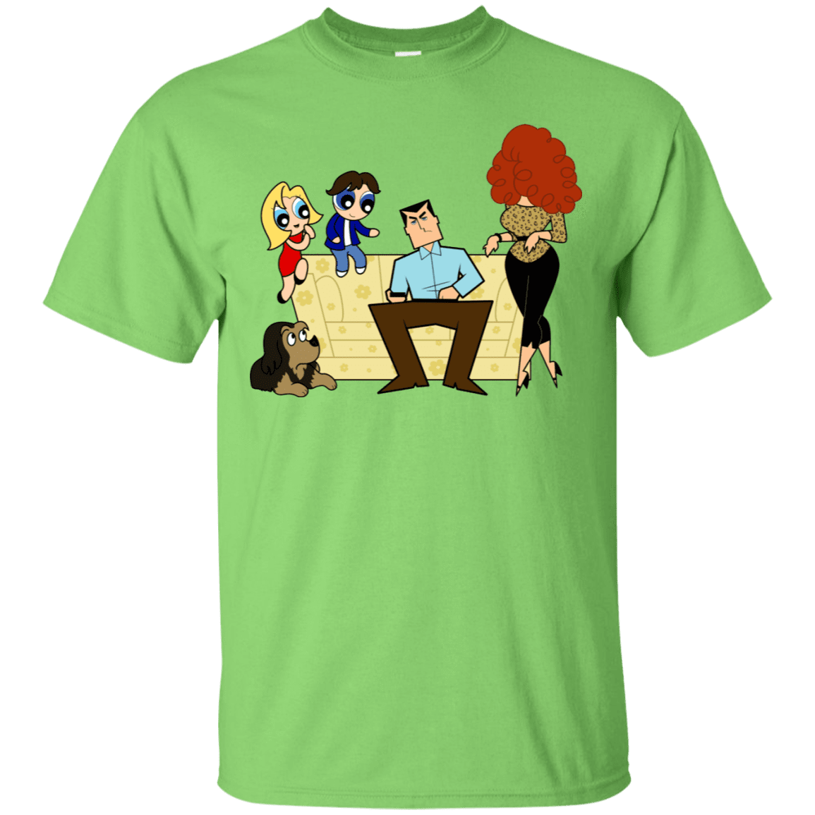 T-Shirts Lime / S Married with Puffs T-Shirt