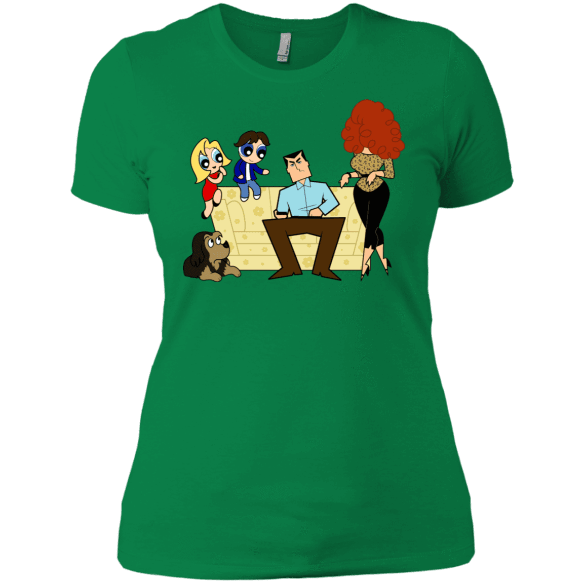 T-Shirts Kelly Green / X-Small Married with Puffs Women's Premium T-Shirt