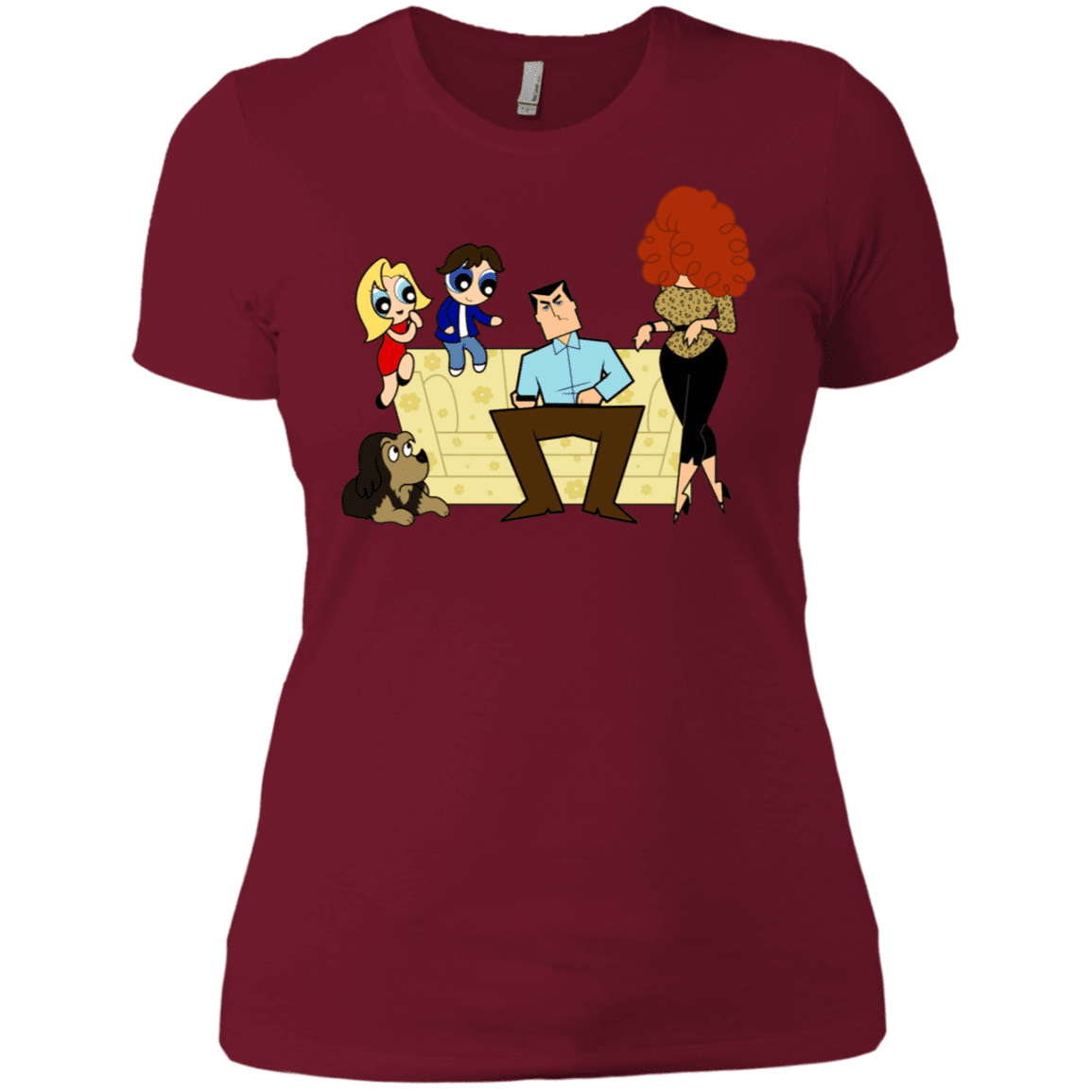 T-Shirts Scarlet / S Married with Puffs Women's Premium T-Shirt