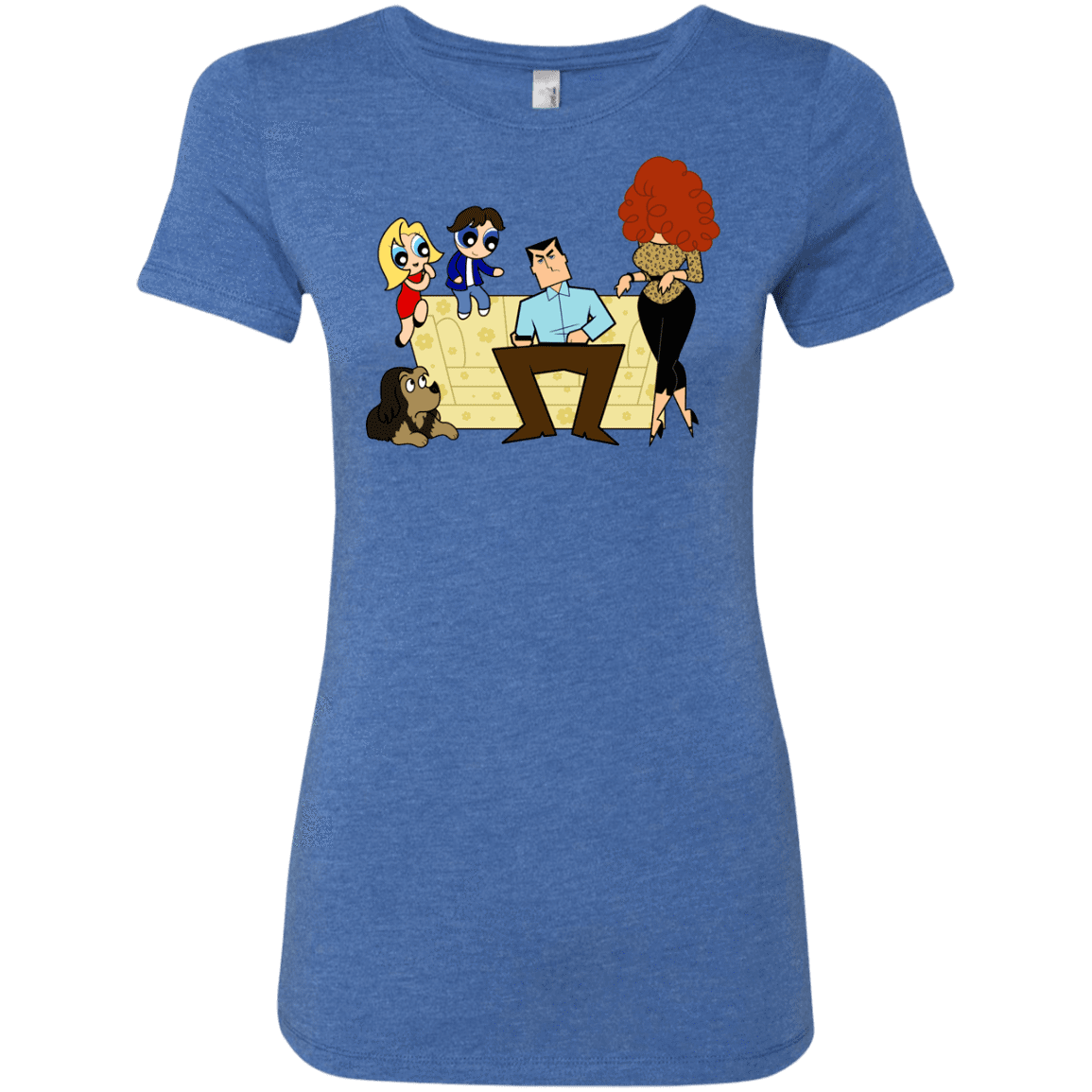 T-Shirts Vintage Royal / S Married with Puffs Women's Triblend T-Shirt