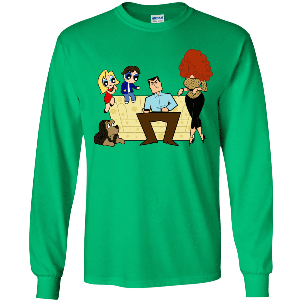 T-Shirts Irish Green / YS Married with Puffs Youth Long Sleeve T-Shirt