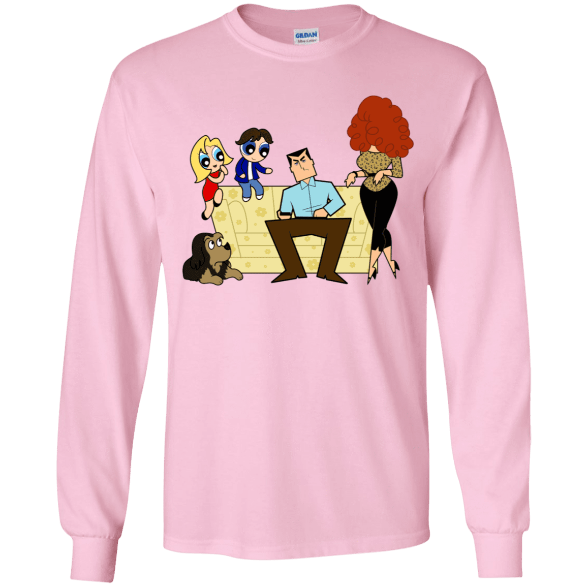 T-Shirts Light Pink / YS Married with Puffs Youth Long Sleeve T-Shirt