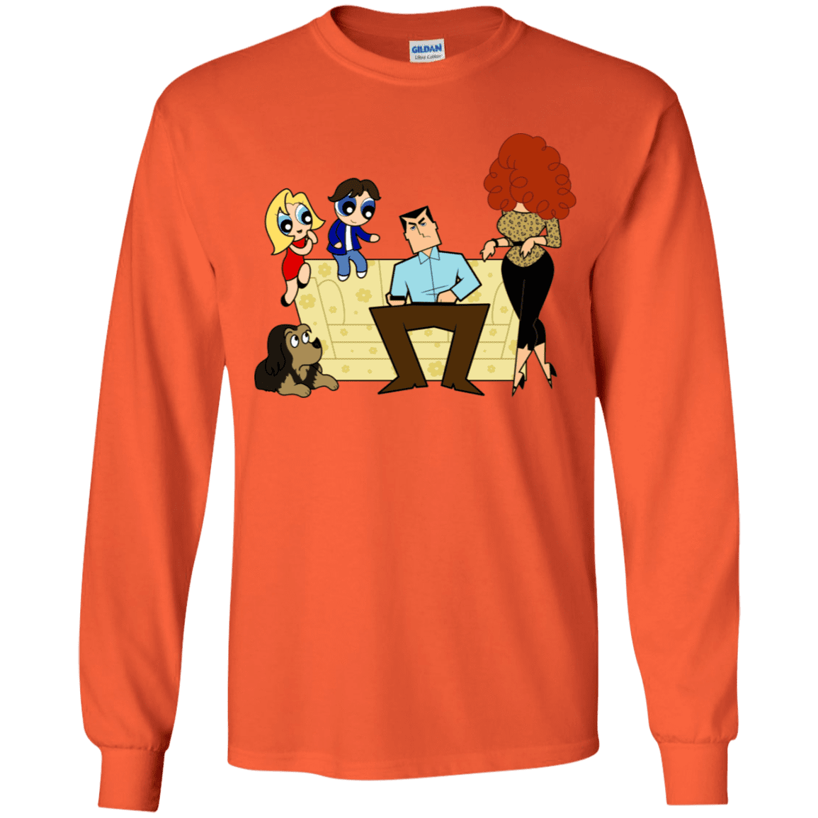 T-Shirts Orange / YS Married with Puffs Youth Long Sleeve T-Shirt