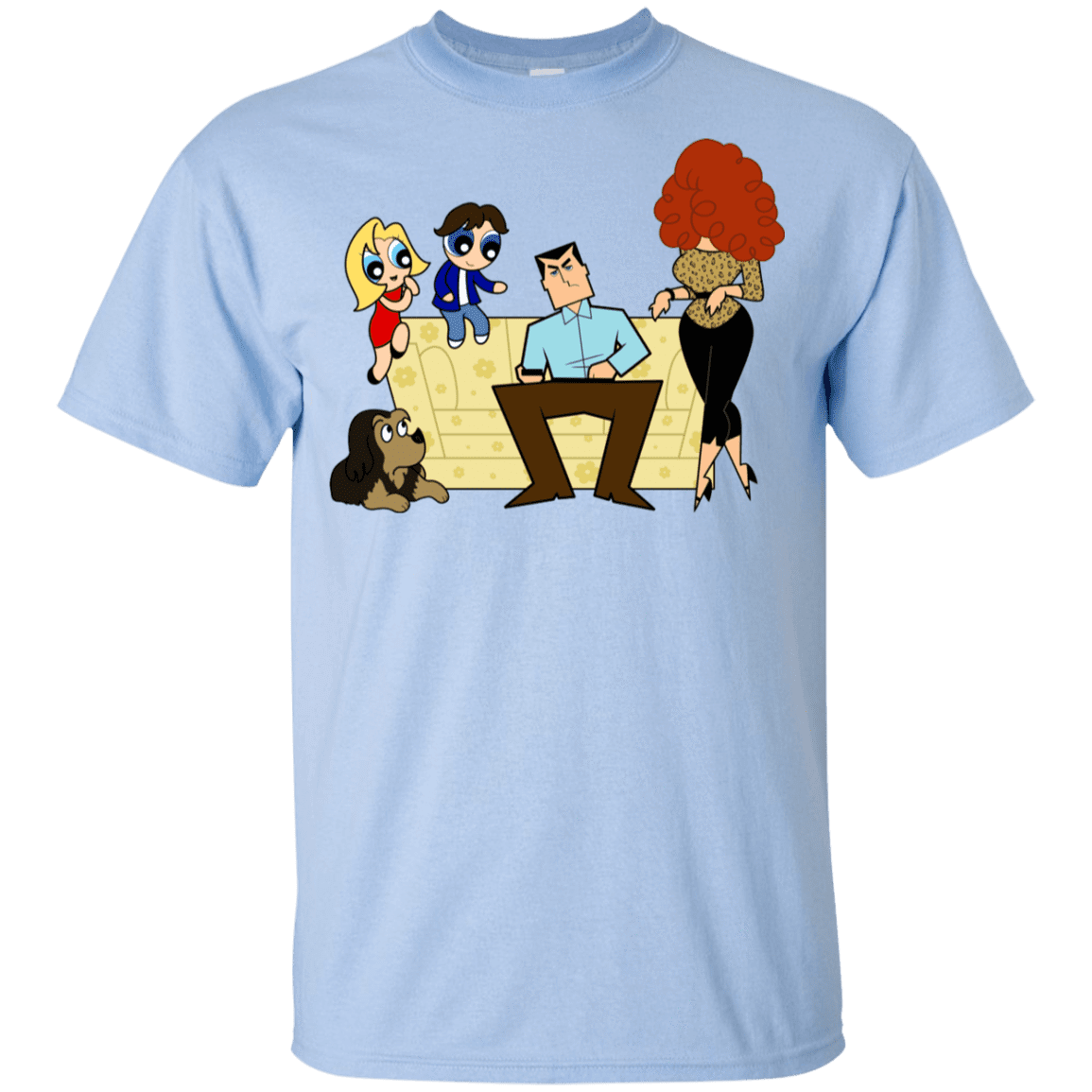 T-Shirts Light Blue / YXS Married with Puffs Youth T-Shirt